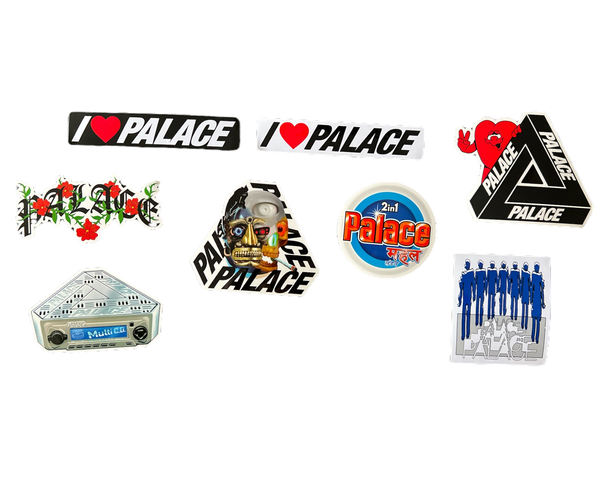 Palace Skateboards Stickers 2024