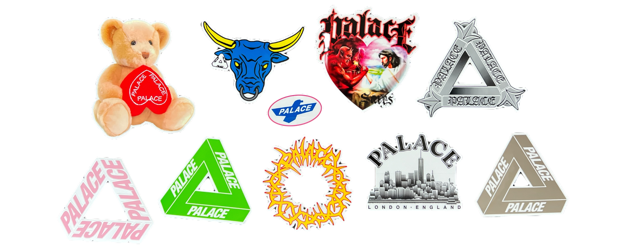 Palace Skateboards Stickers Summer 2024
