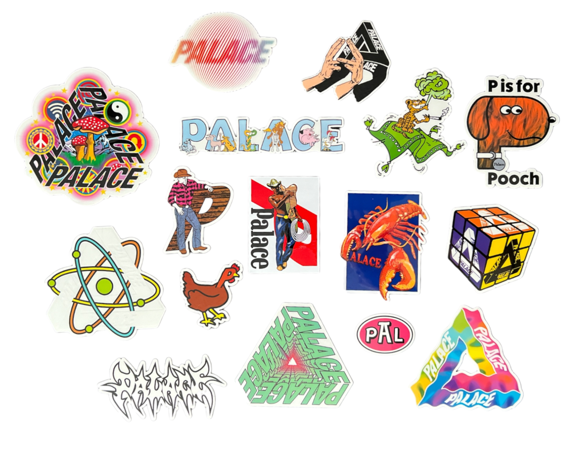Palace Skateboards Stickers 2022
