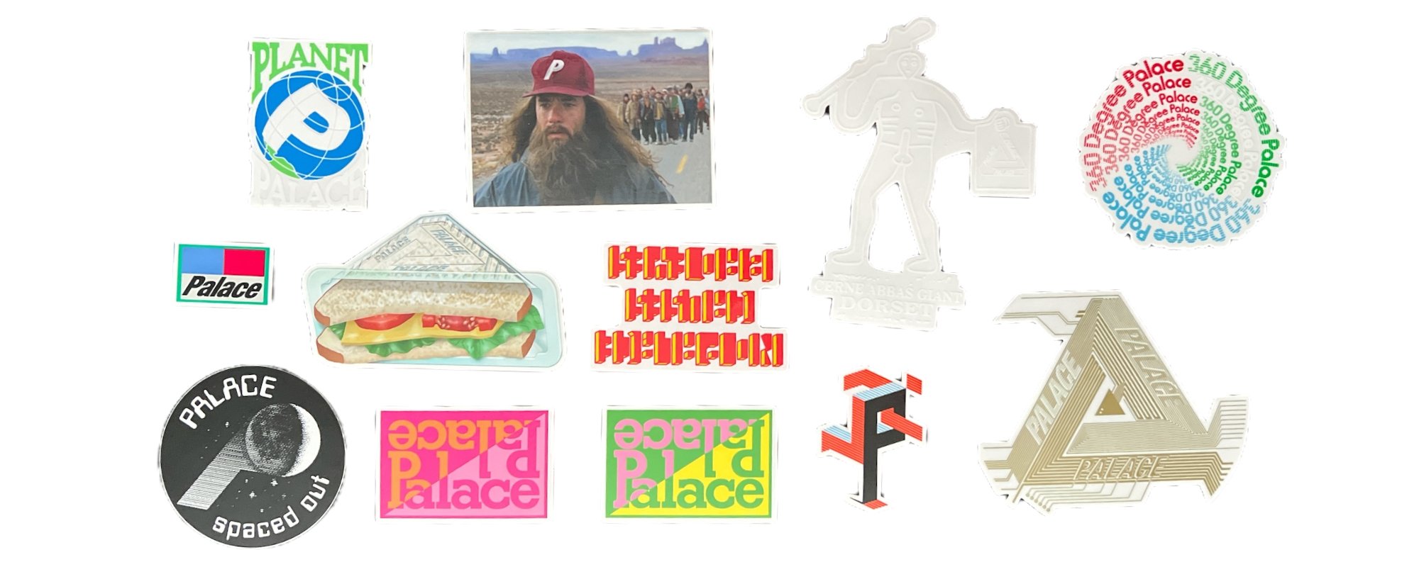 Palace Skateboards Stickers Spring 2018