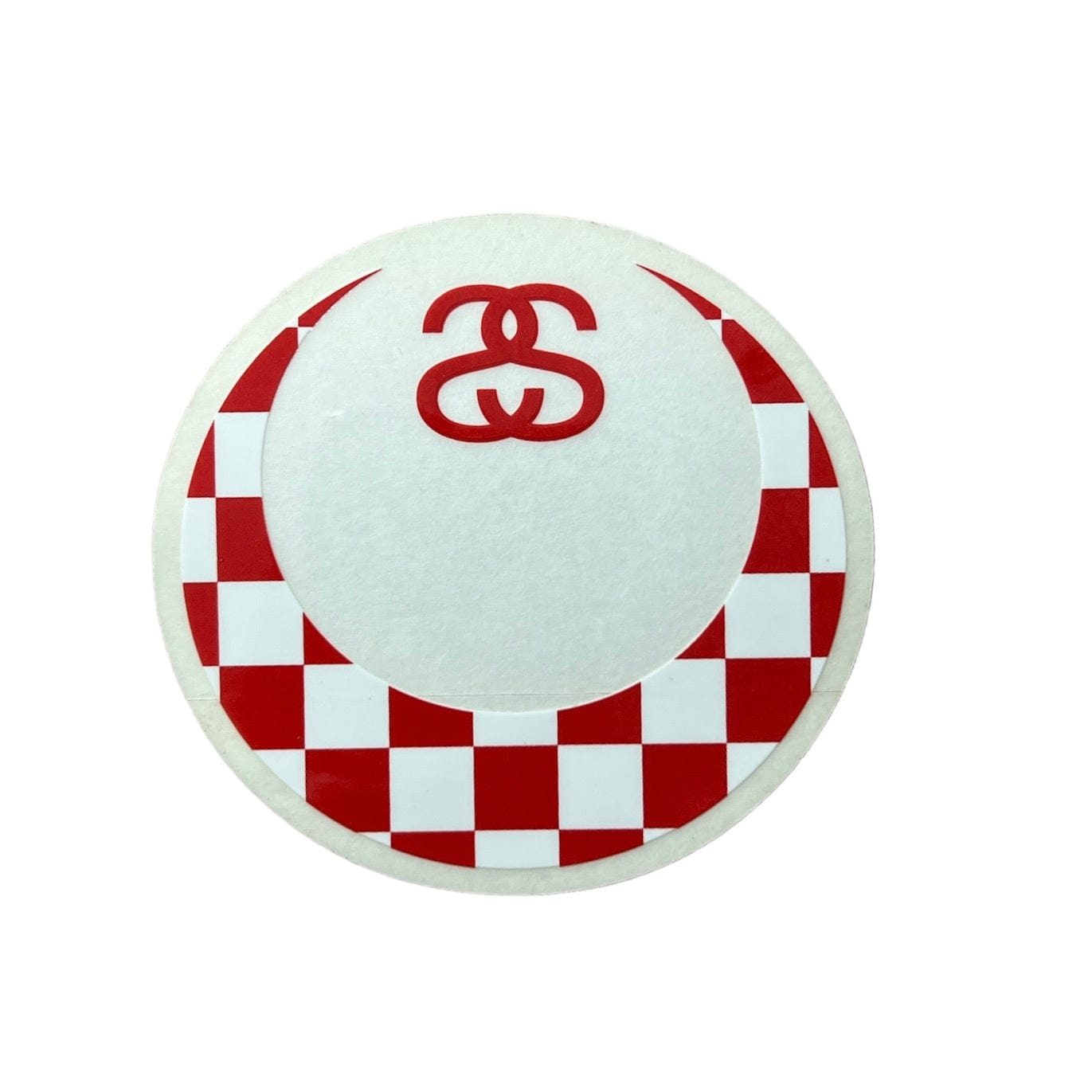 Stussy 8 Ball Vintage Sticker Red