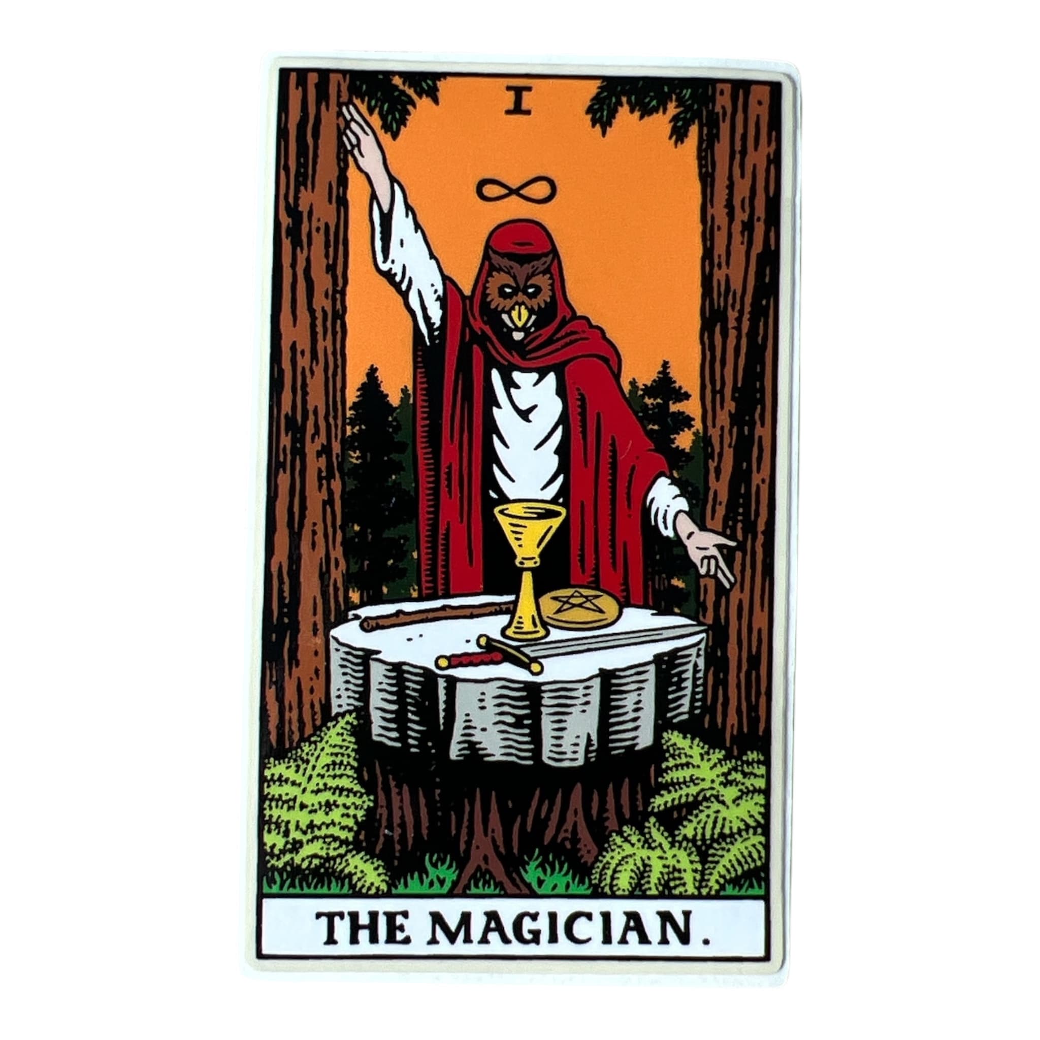 Strangelove Skateboards The Magician Sticker
