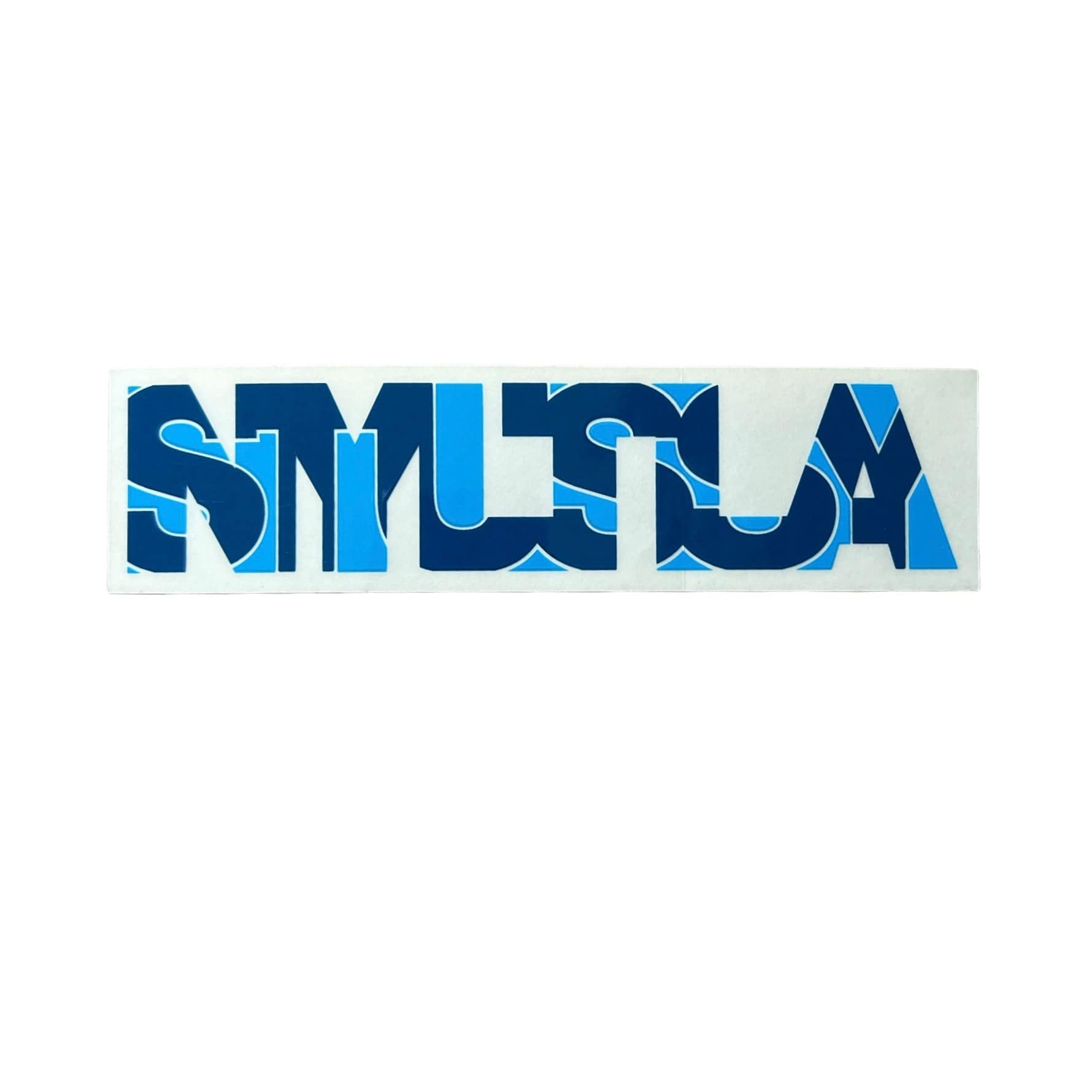 Stussy NYLTLA Camo Sticker Blue