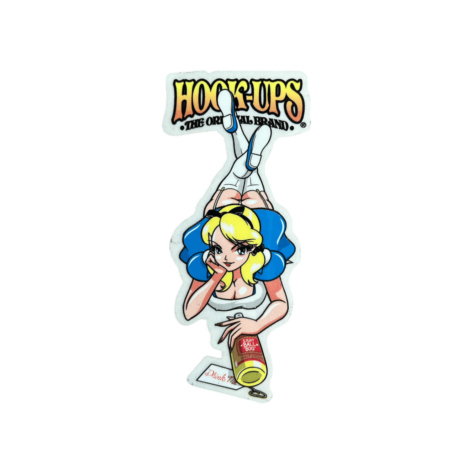 Hook-Ups Slashed Babe Sticker