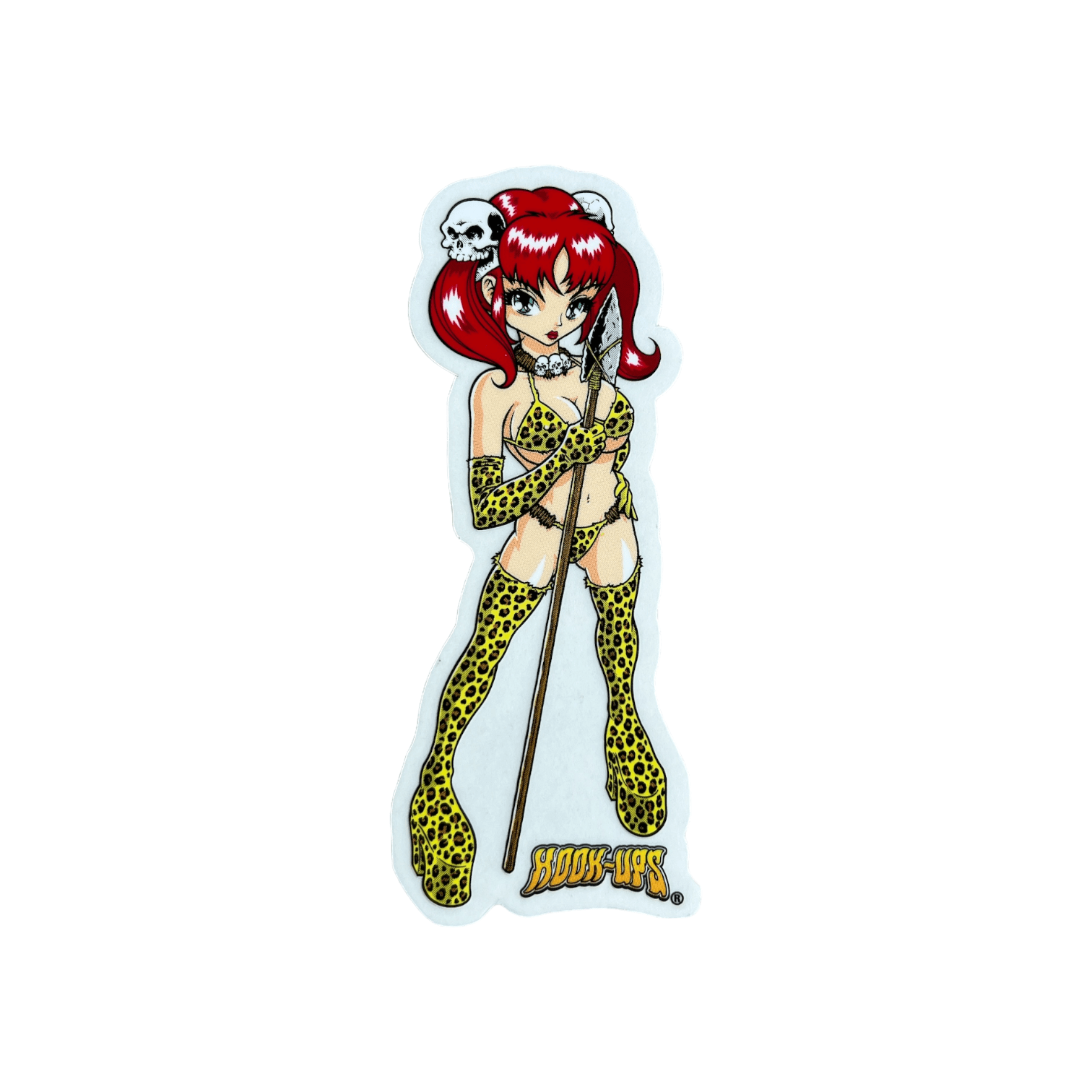 Hook-Ups Skateboards Forty Ounce 40 oz Babe Sticker