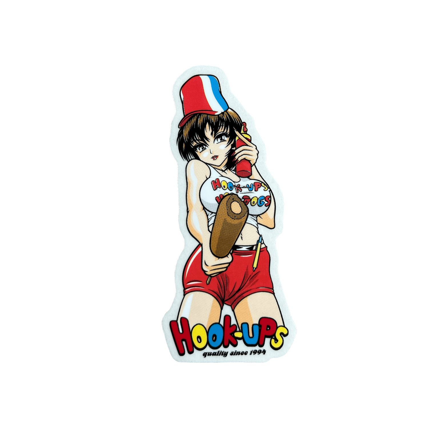 Hook-Ups Cheetah Coconut Babe Sticker