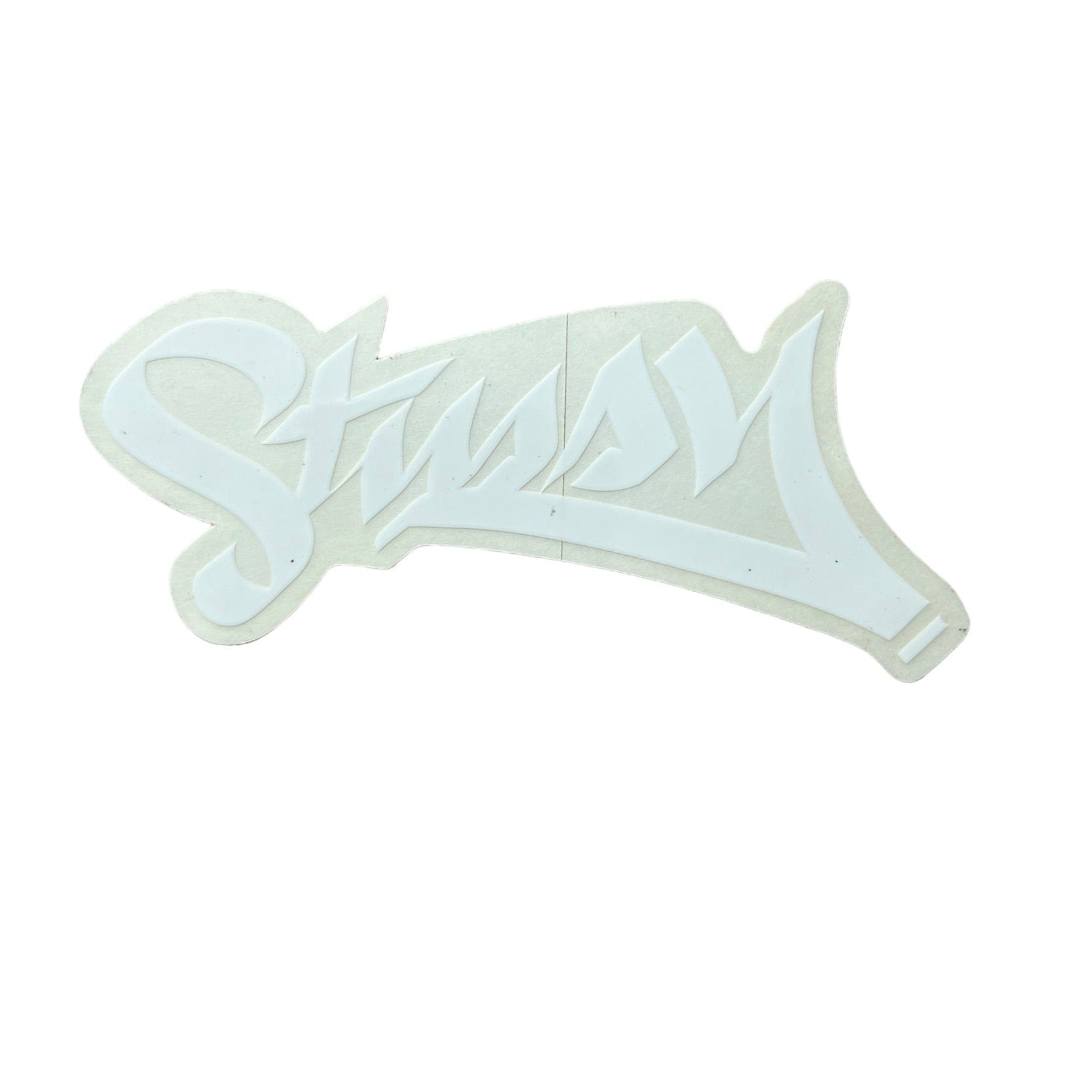 Stussy Vintage Script Sticker White