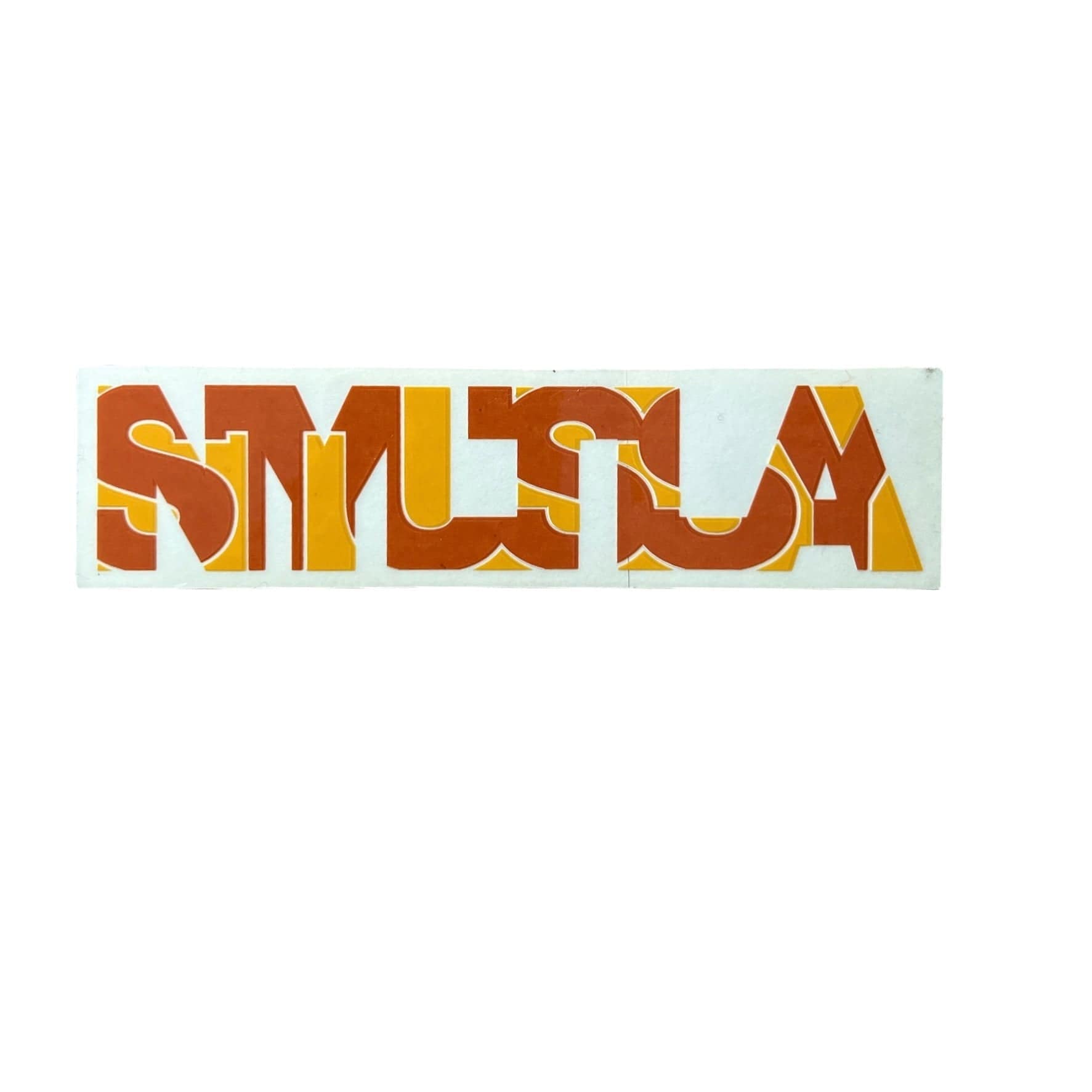 Stussy NYLTLA Camo Sticker Orange