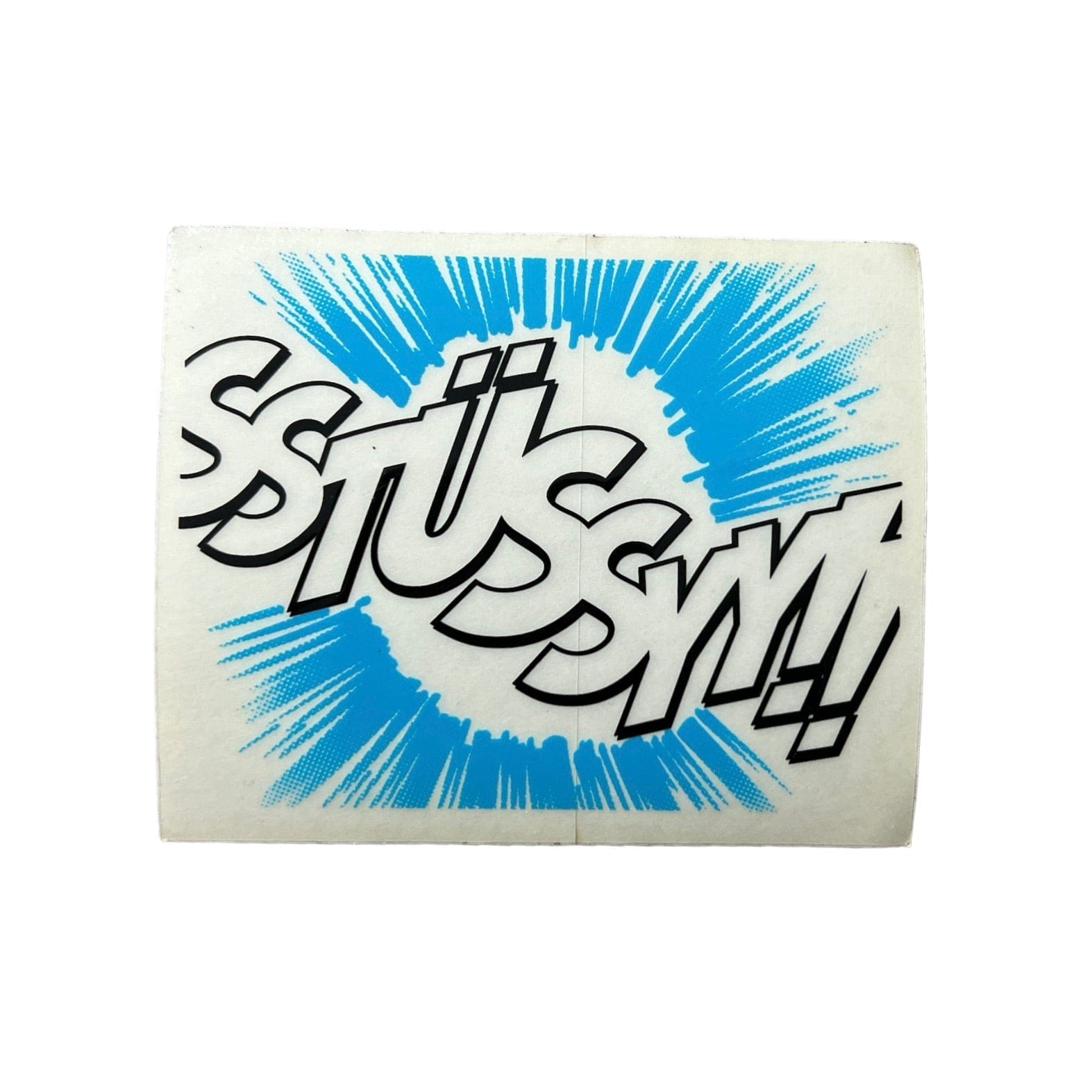 Stussy Color Bomb Sticker Blue