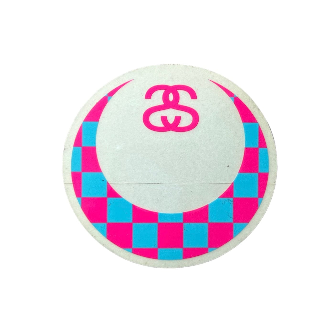 Stussy 8 Ball Vintage Sticker Pink