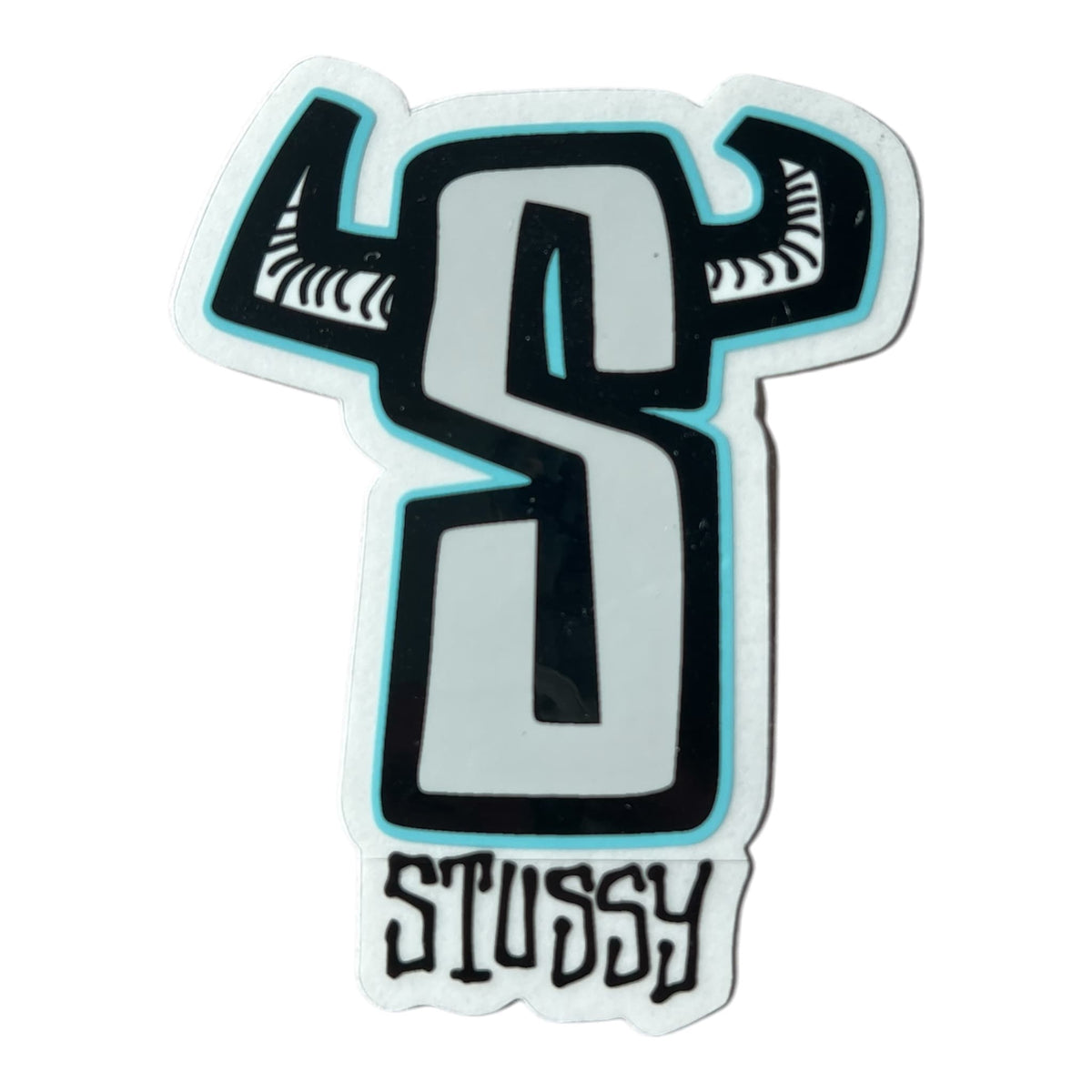 Stussy Horns White Sticker