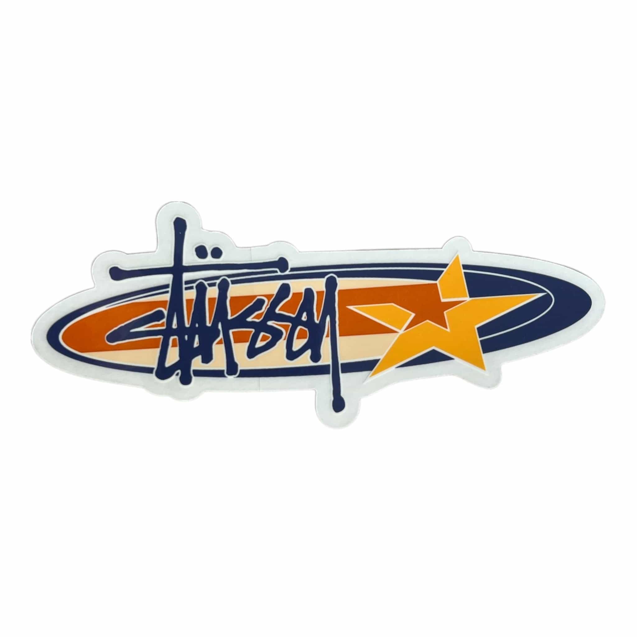 Stussy logo with a star on a white background