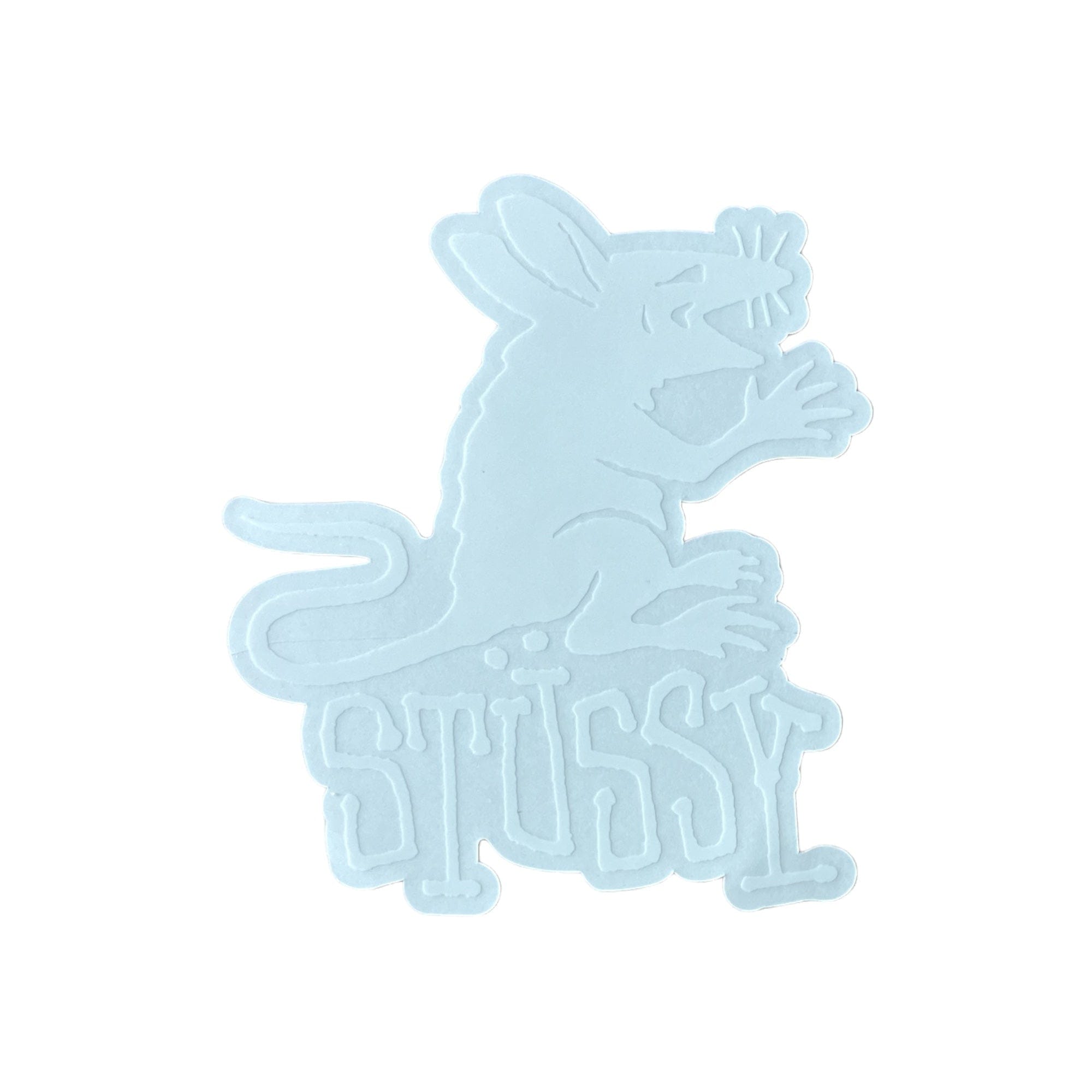 Stussy Rat Sticker White