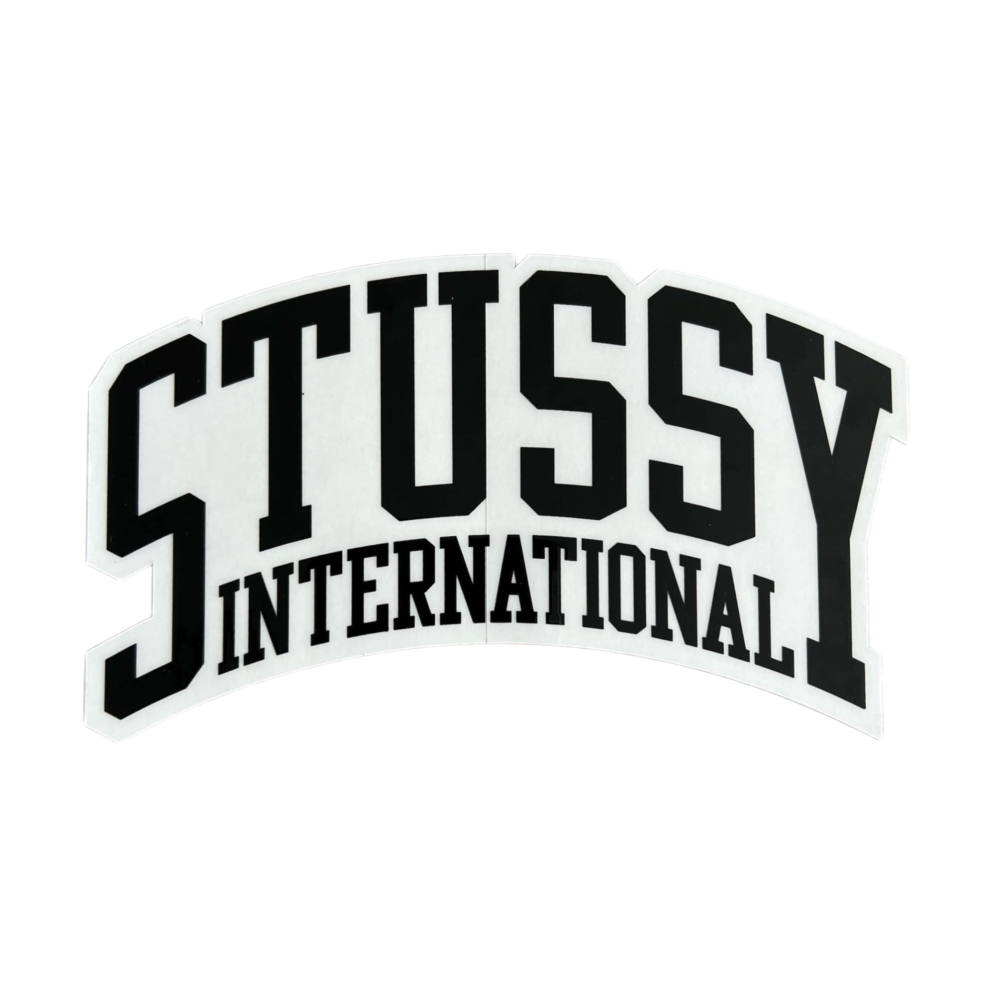 Stussy International Sticker Black