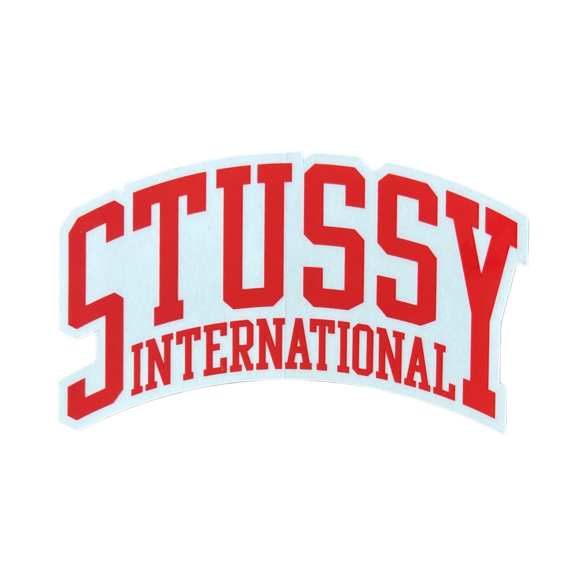 Stussy International Sticker Red