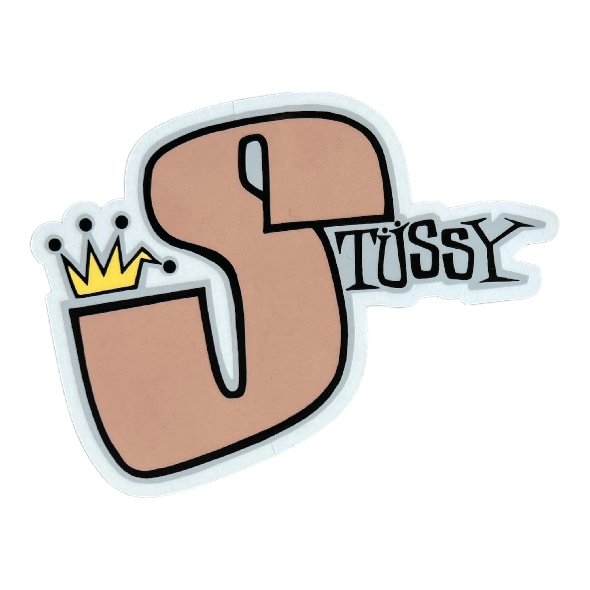 Stussy Phat S Sticker Orange