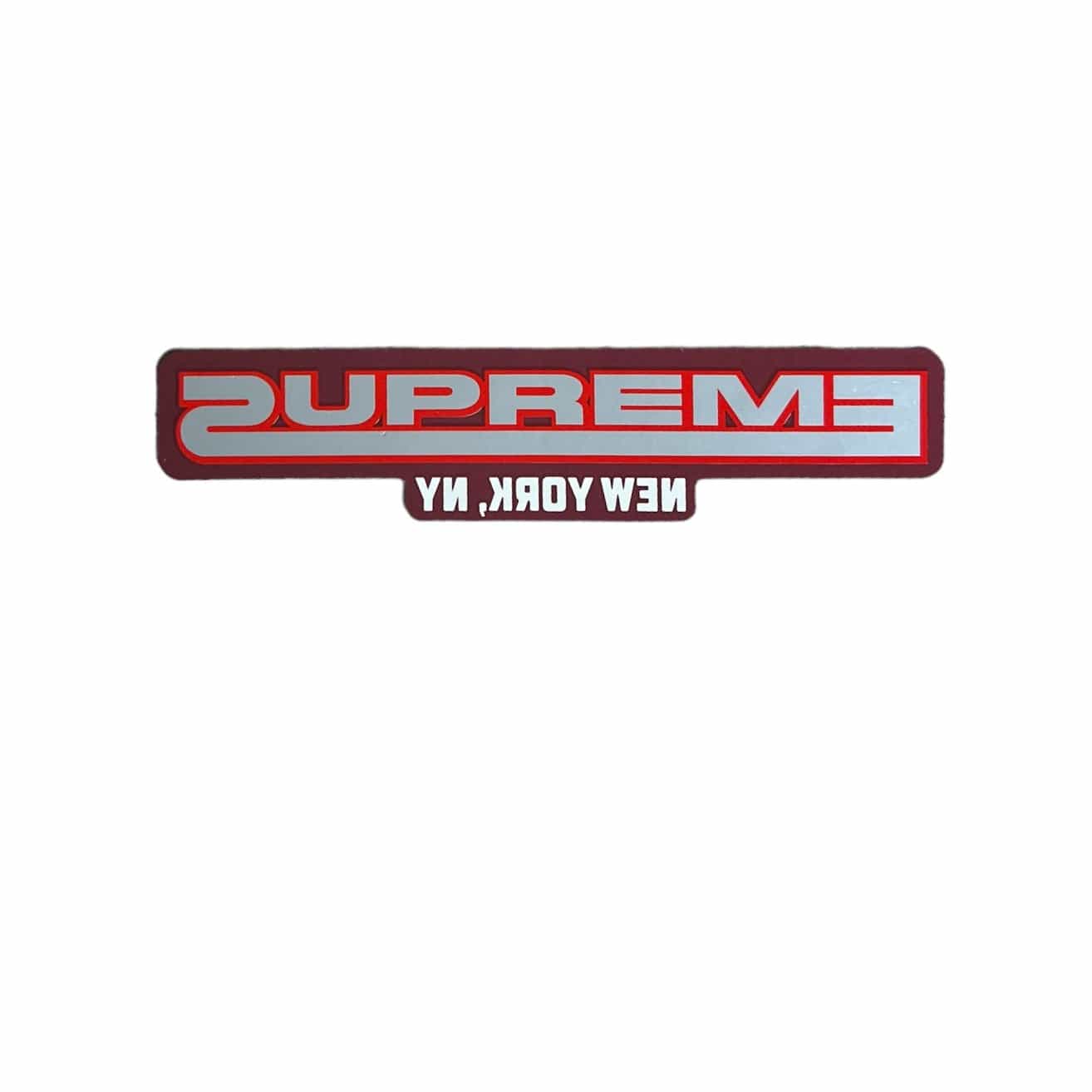 Supreme Connected Sticker Red
