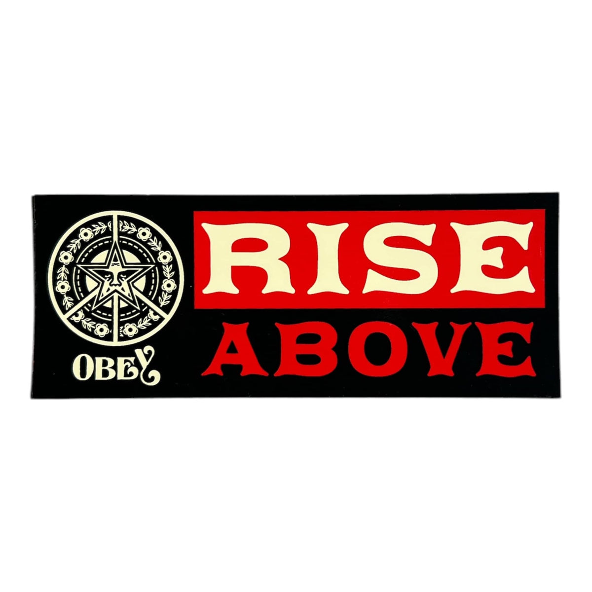 Obey Rise Above Rectangle Sticker