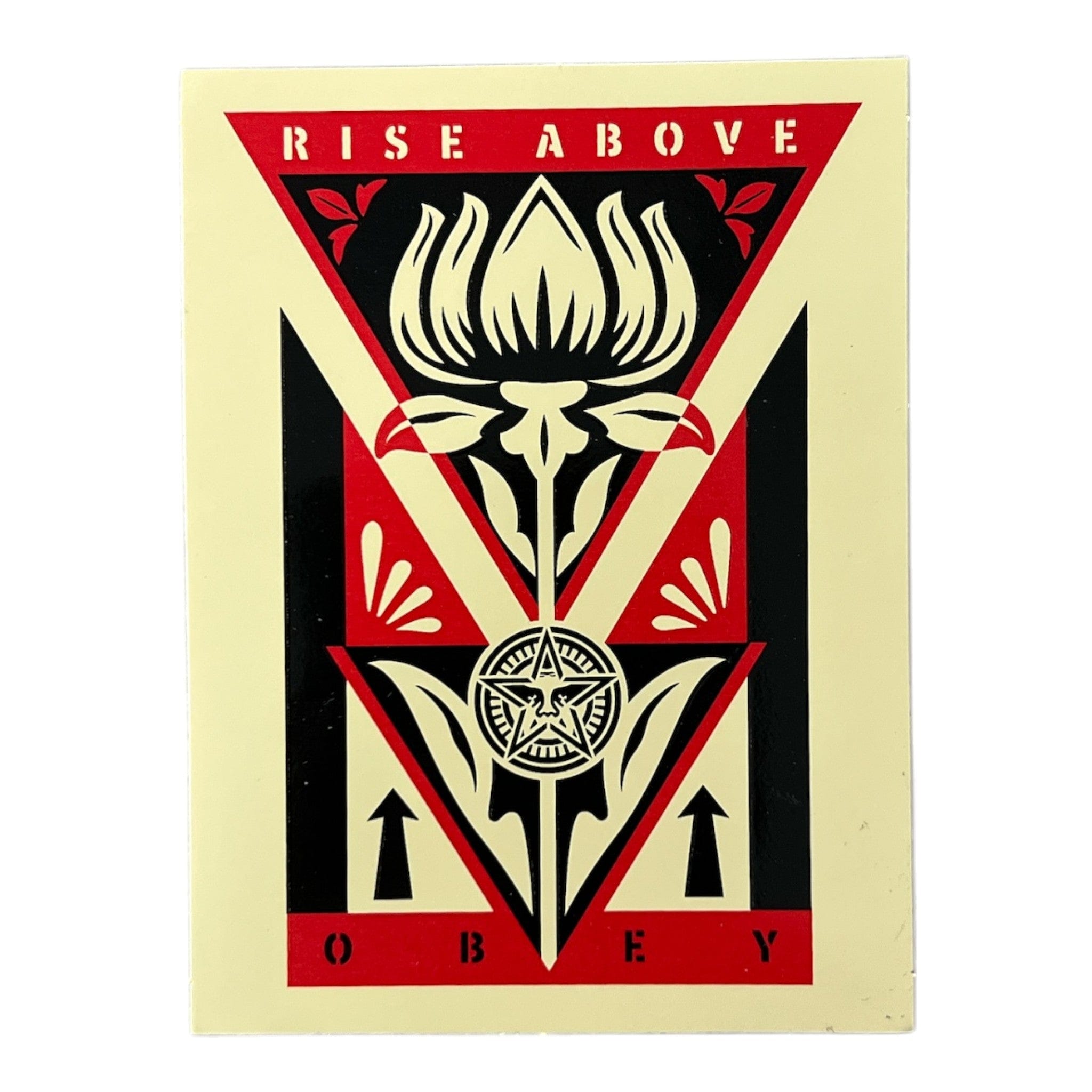 Obey Rise Above Rose Sticker