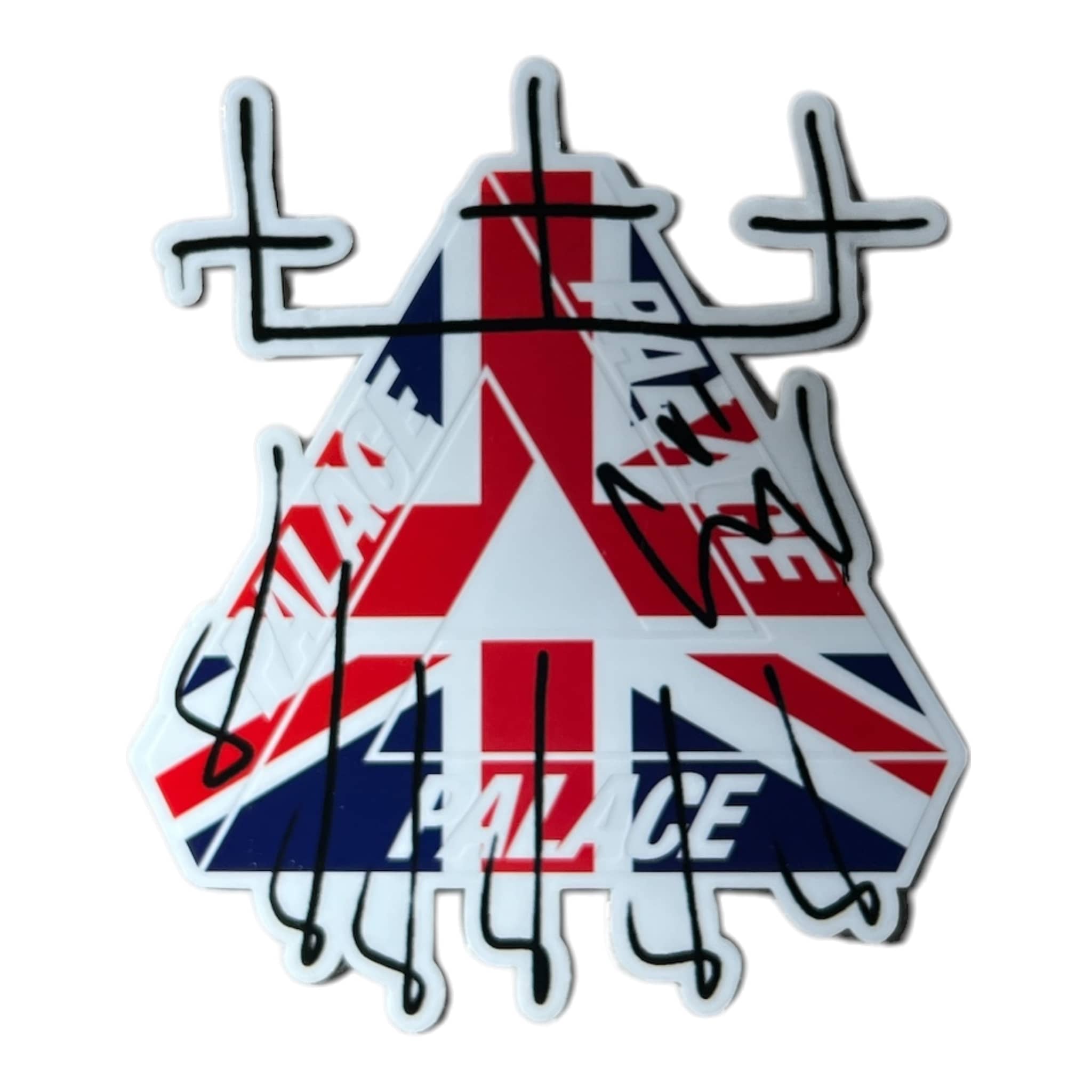 Palace Skateboards King Tri England Sticker Spring 2026