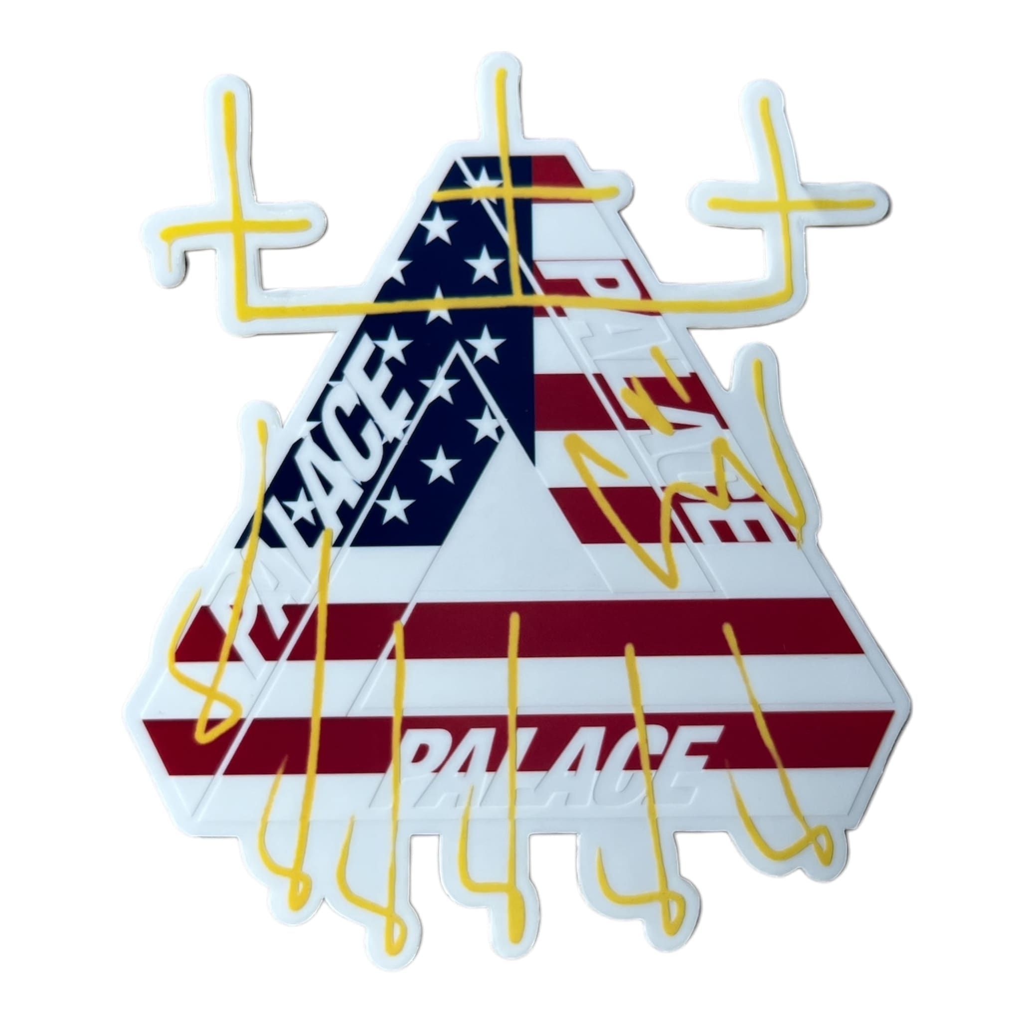 Palace Skateboards King Tri USA Sticker Spring 2026