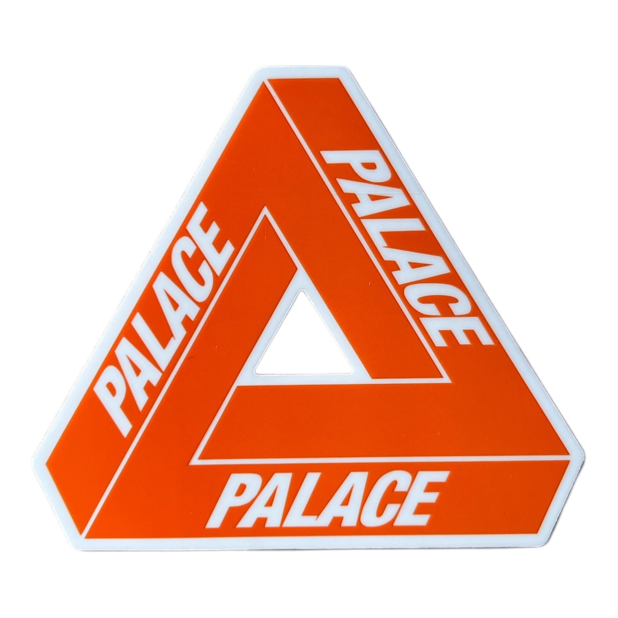 Palace Skateboards Safety Orange Tri Ferg Sticker Spring 2026