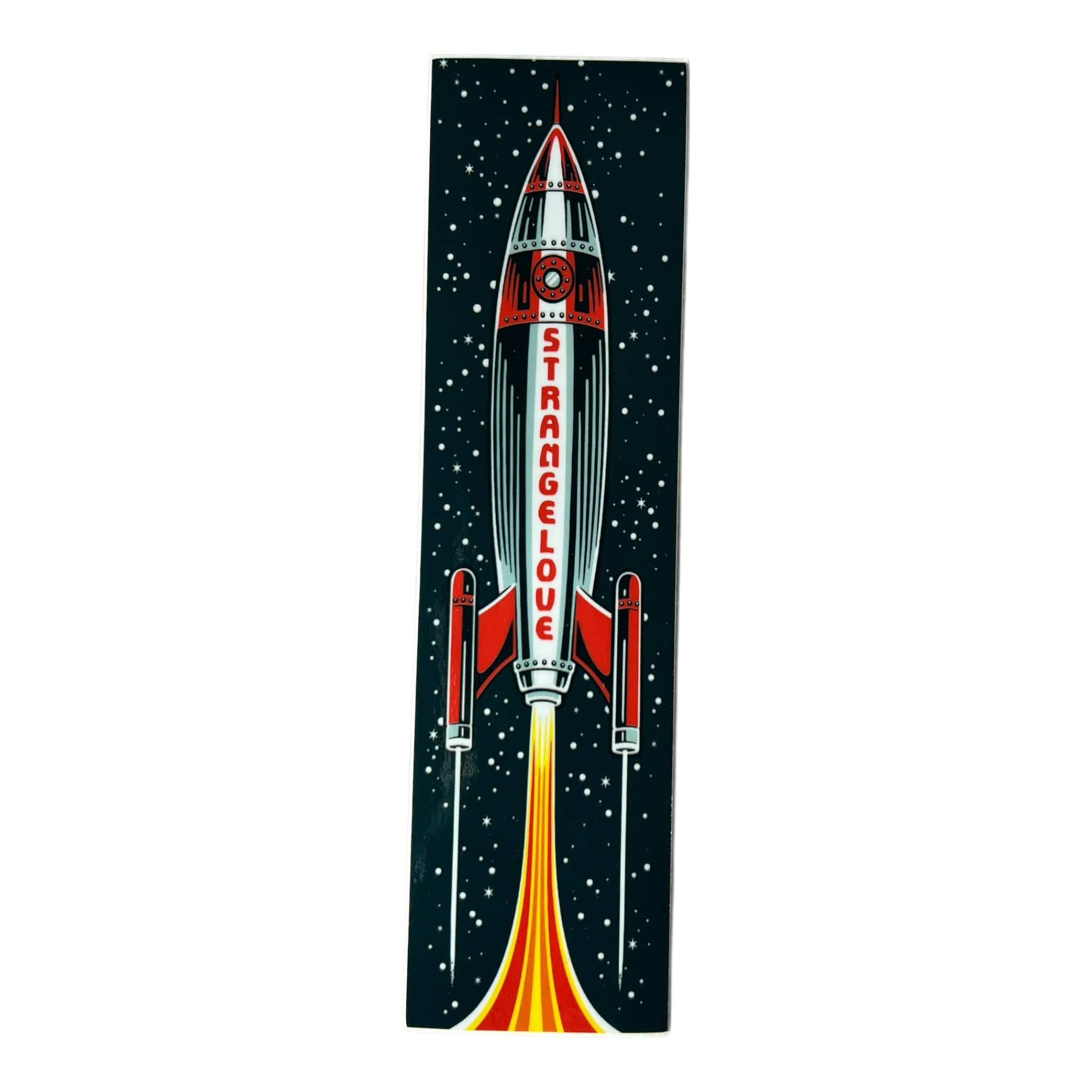 Strangelove Skateboards Rocketship Sticker