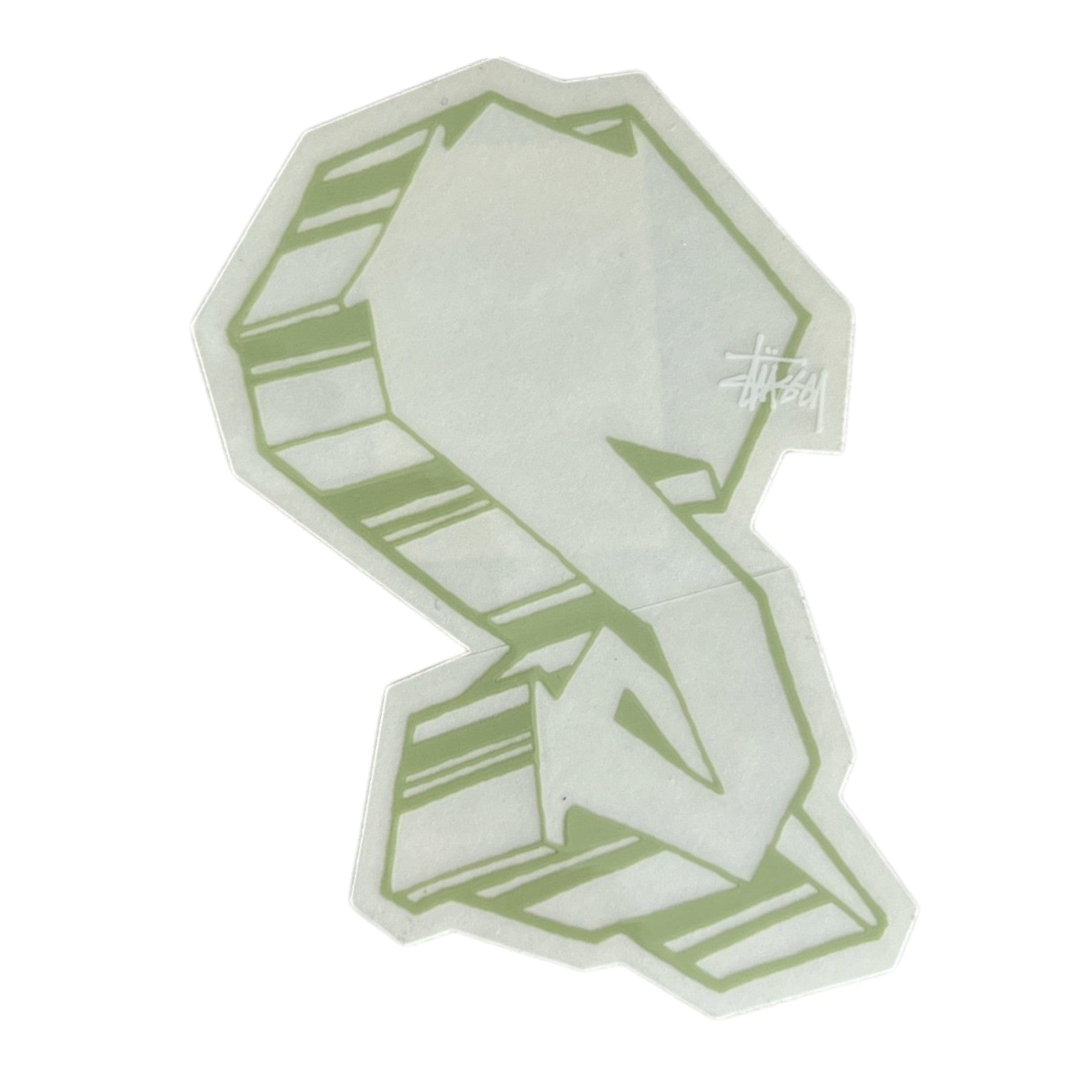 Stussy Carved S Sticker Green