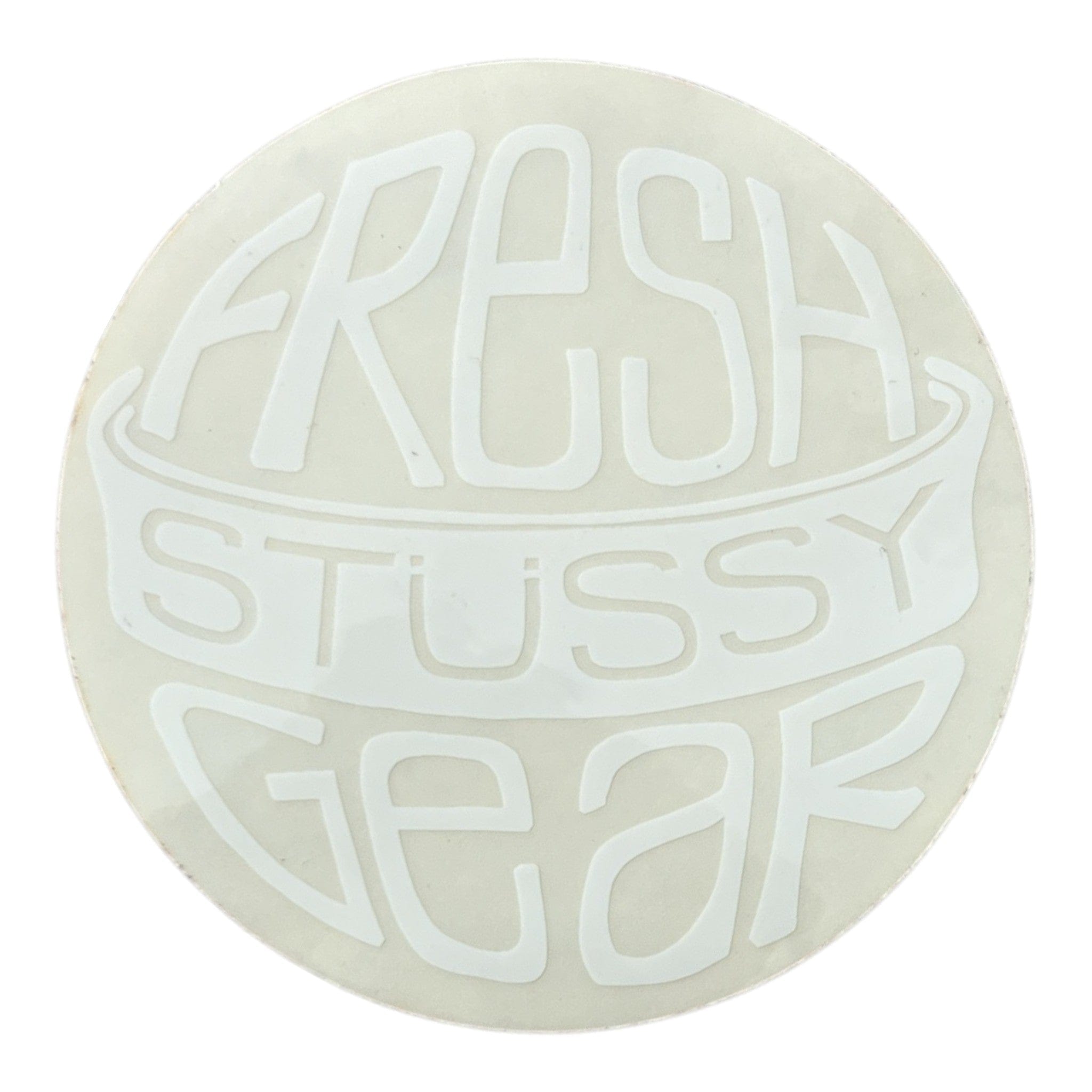 Stussy Fresh Gear Sticker White