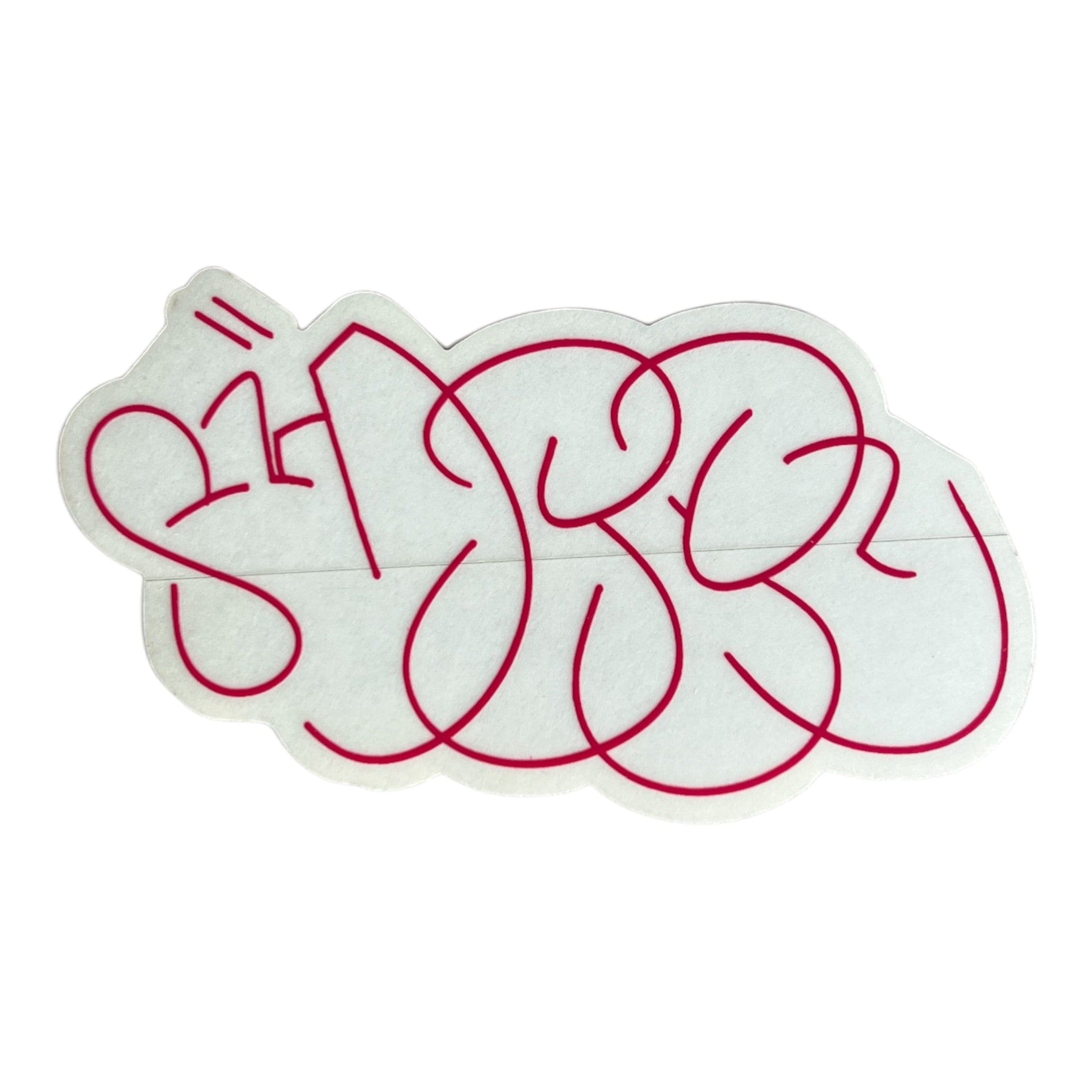 Stussy Graffiti Tag Sticker Red