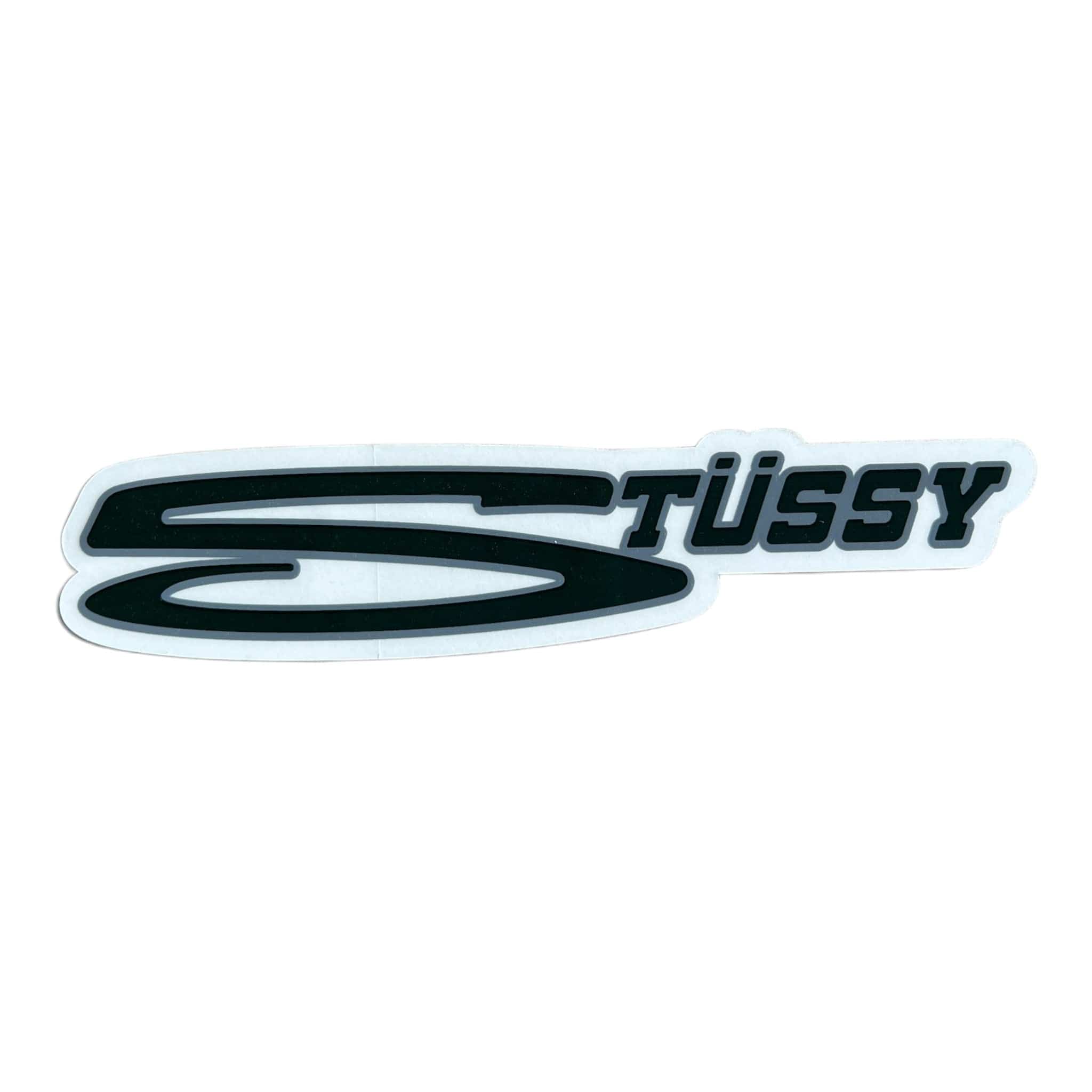 Stussy Stretched S Sticker Blue