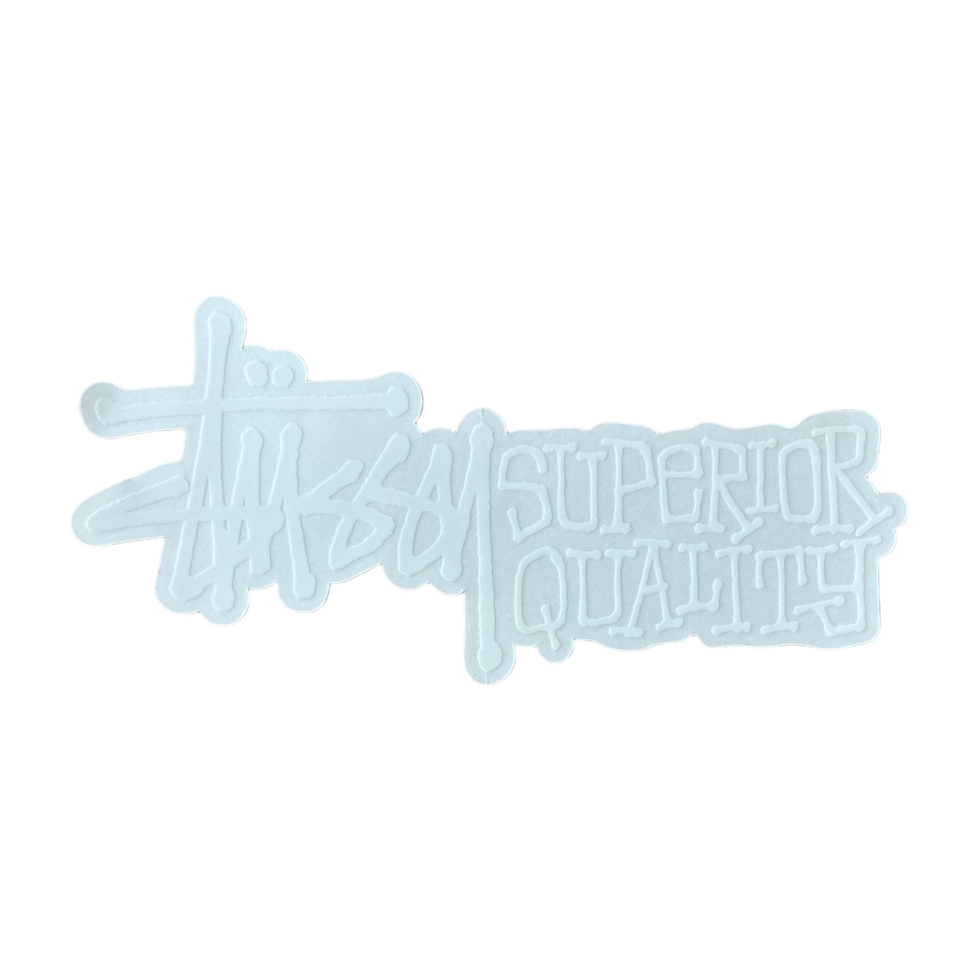 Stussy Superior Quality Sticker White