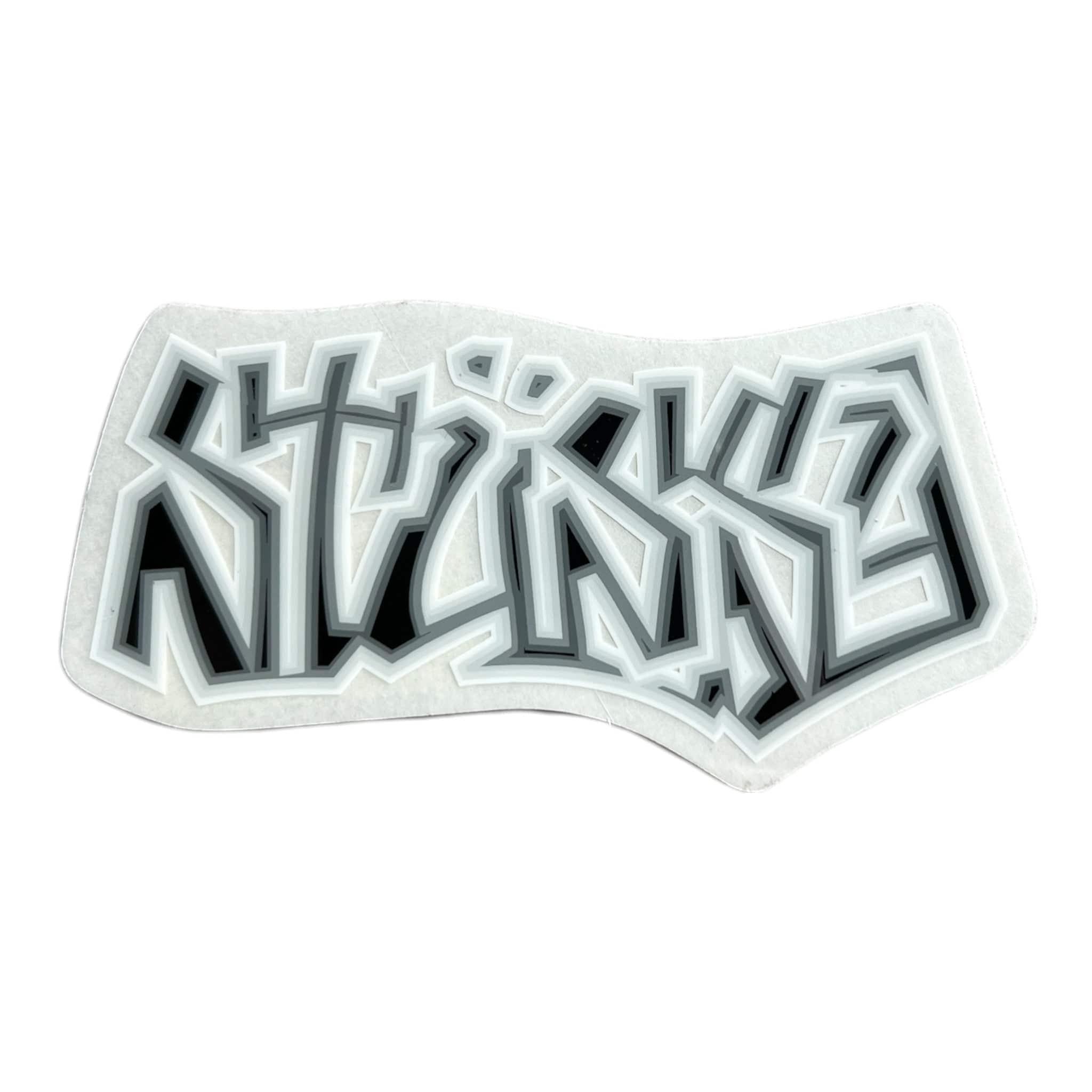 Stussy Tag Sticker Grey