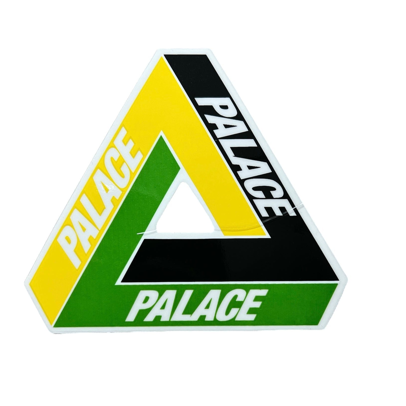 Palace Tri-Ferg Green/Yellow/Black Sticker