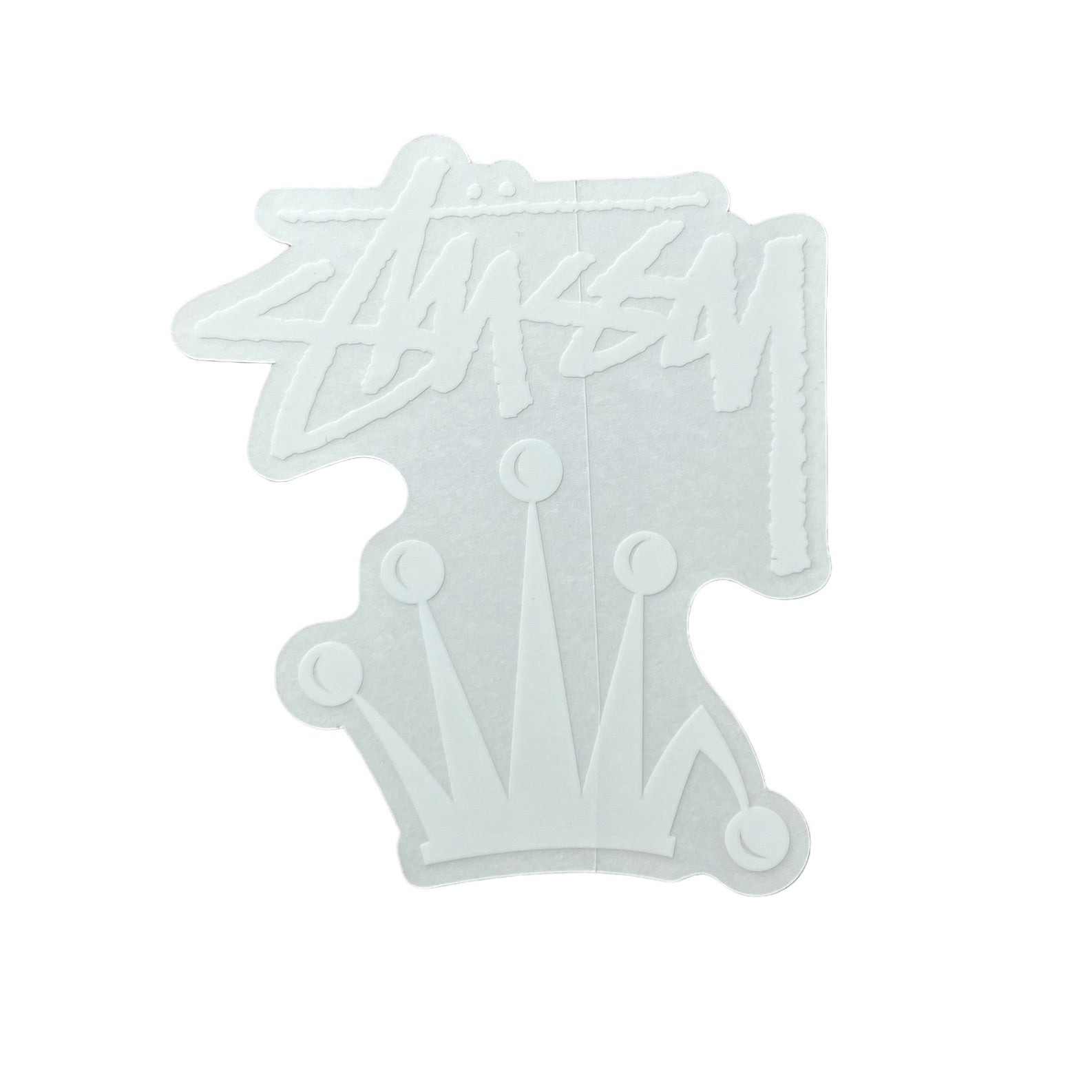 Stussy Regal Crown Sticker #2 White