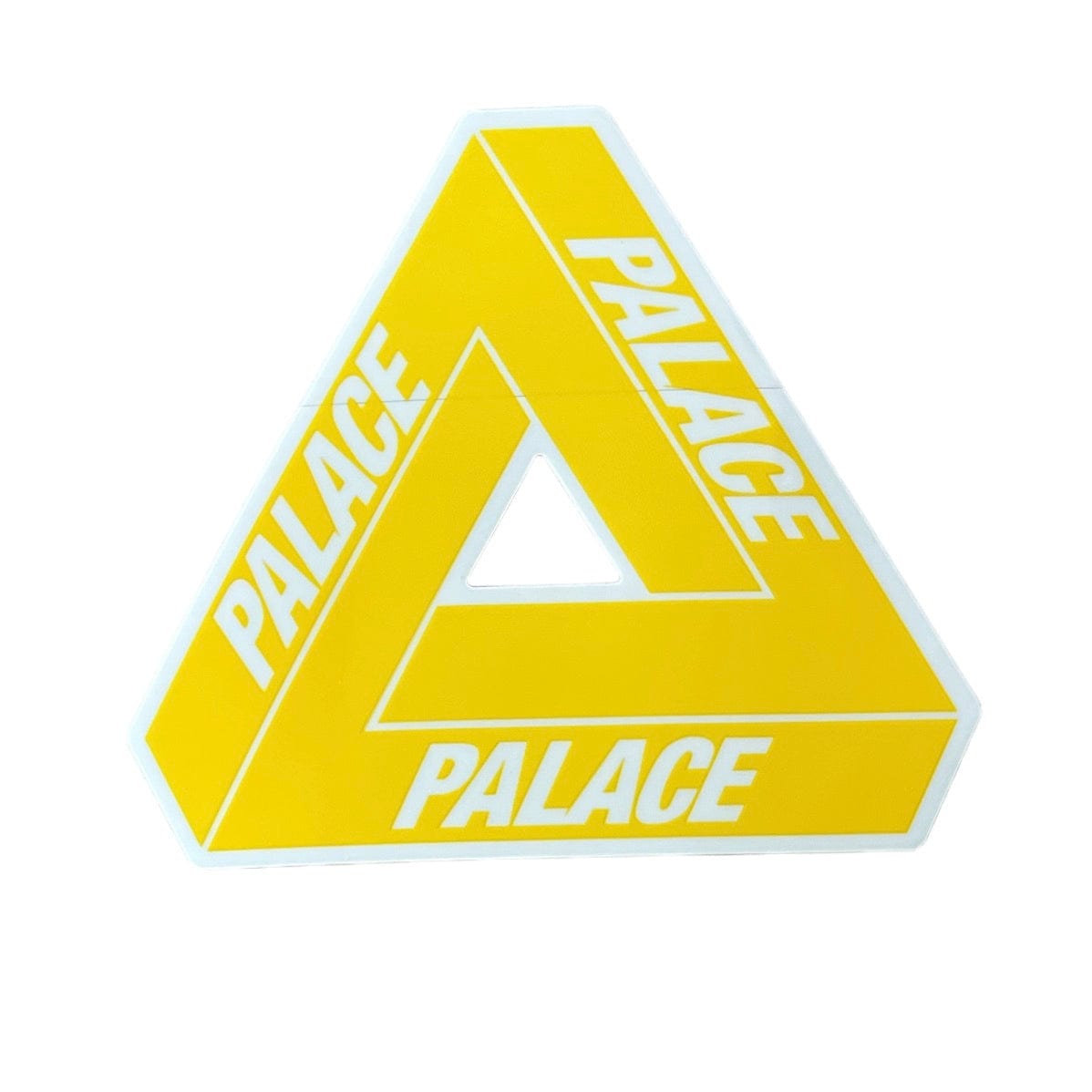 Palace Yellow Tri-Ferg Sticker