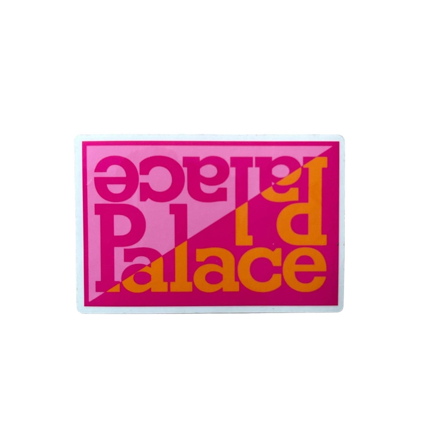 Palace Split Pink Sticker