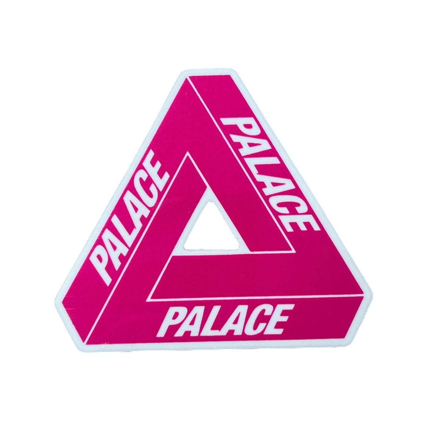 Palace Neon Pink Tri-Ferg Sticker