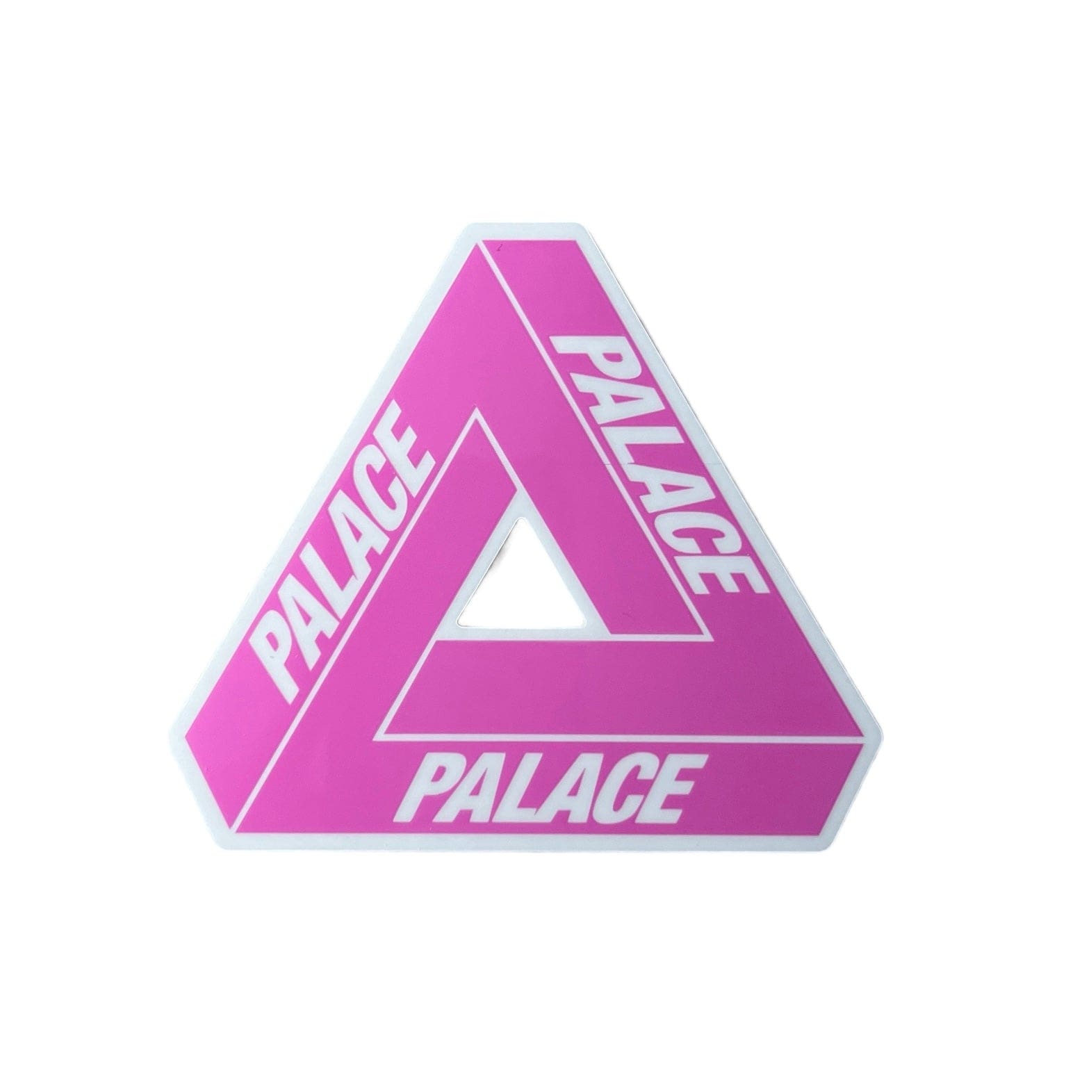 Palace Pink Tri-Ferg Sticker