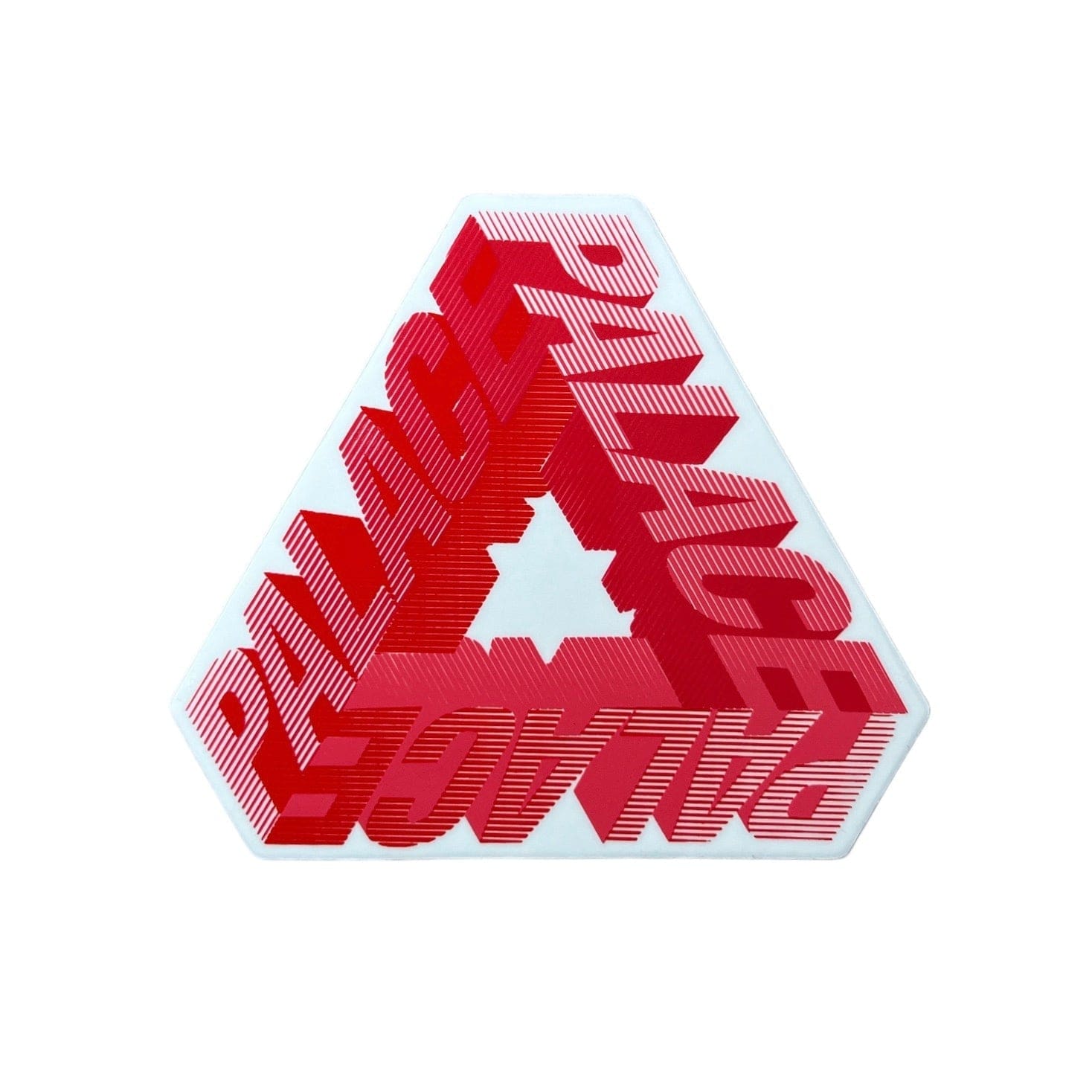 Palace P-3D Tri-Ferg Red Sticker