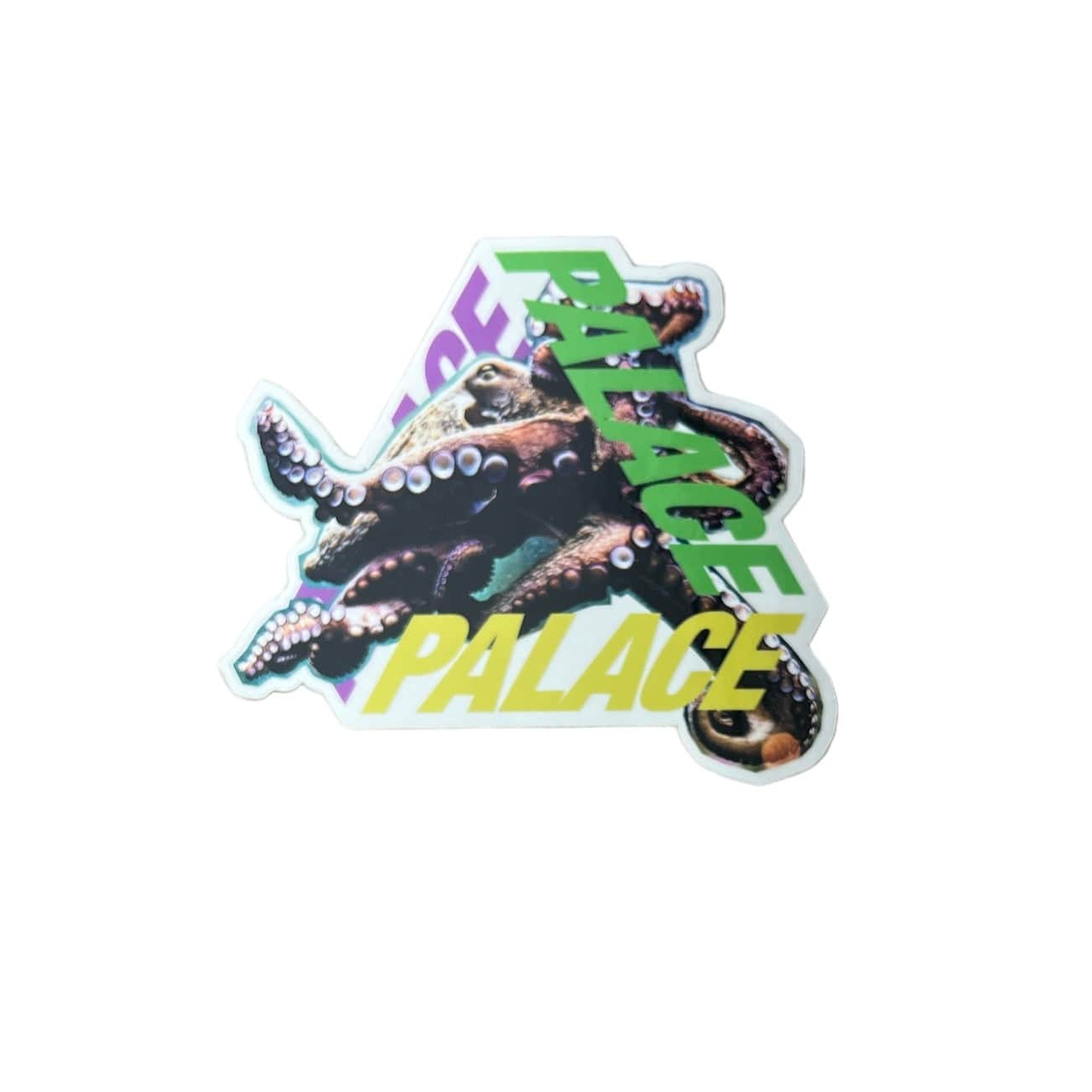 Palace Octo Tri-Ferg Yellow/Green Sticker