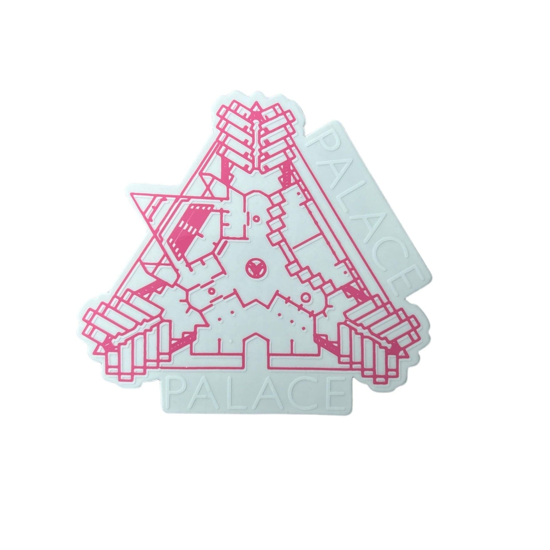 Palace K-Head Tri-Ferg Pink Sticker
