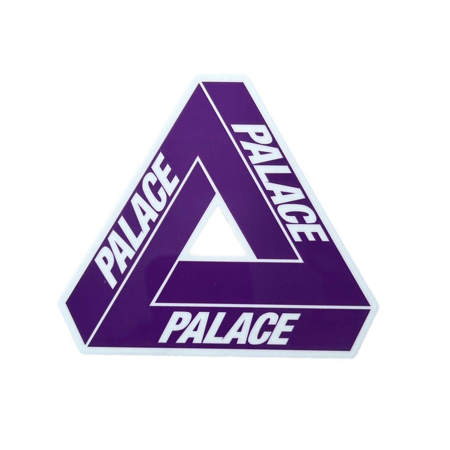 Palace Purple Tri-Ferg Sticker