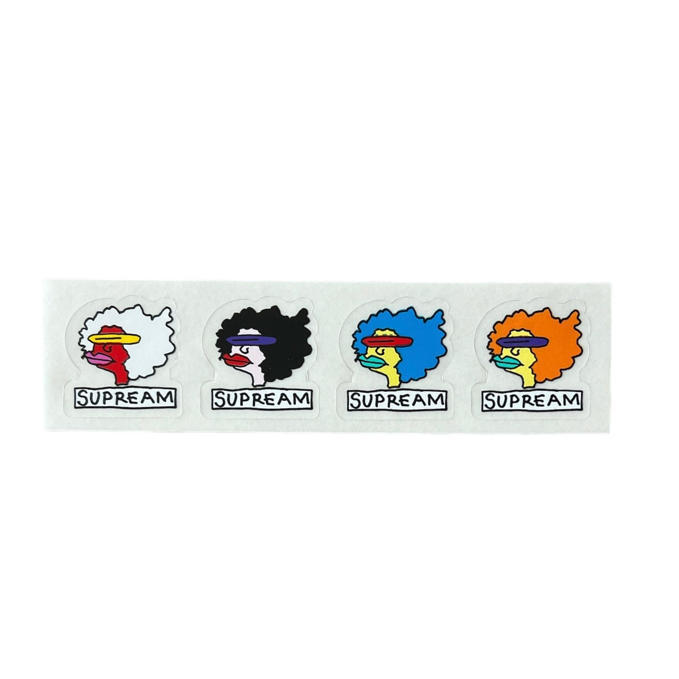 Supreme Ramm Head Mark Gonzales Mini Stickers FW17