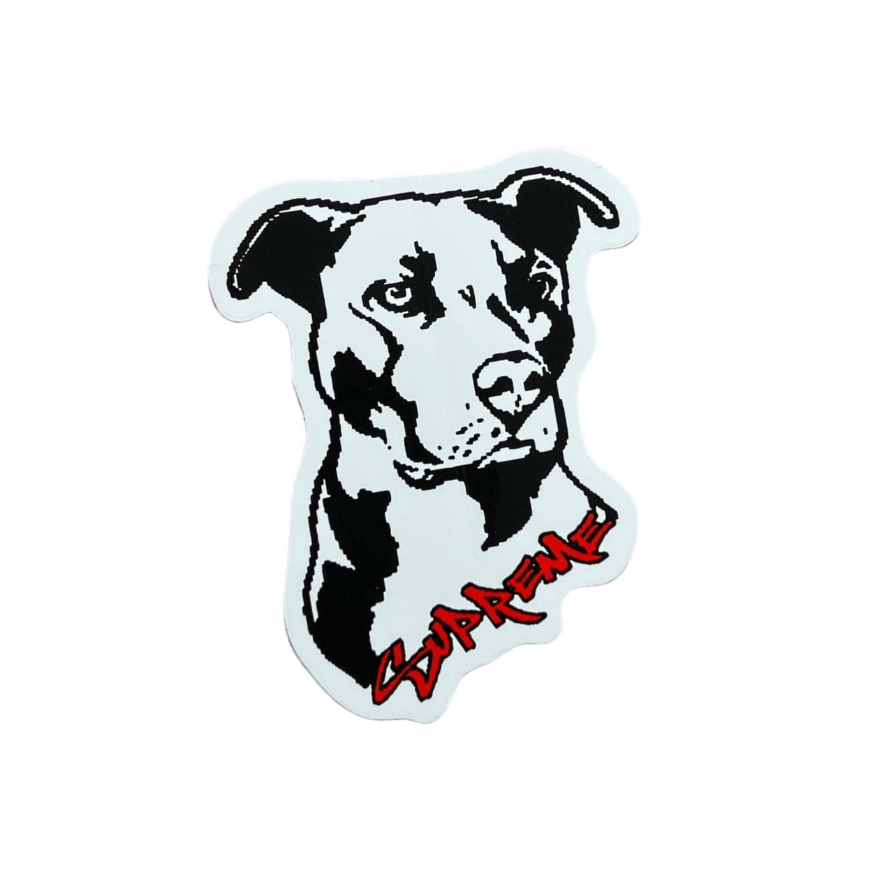 Supreme Pitbull Sticker