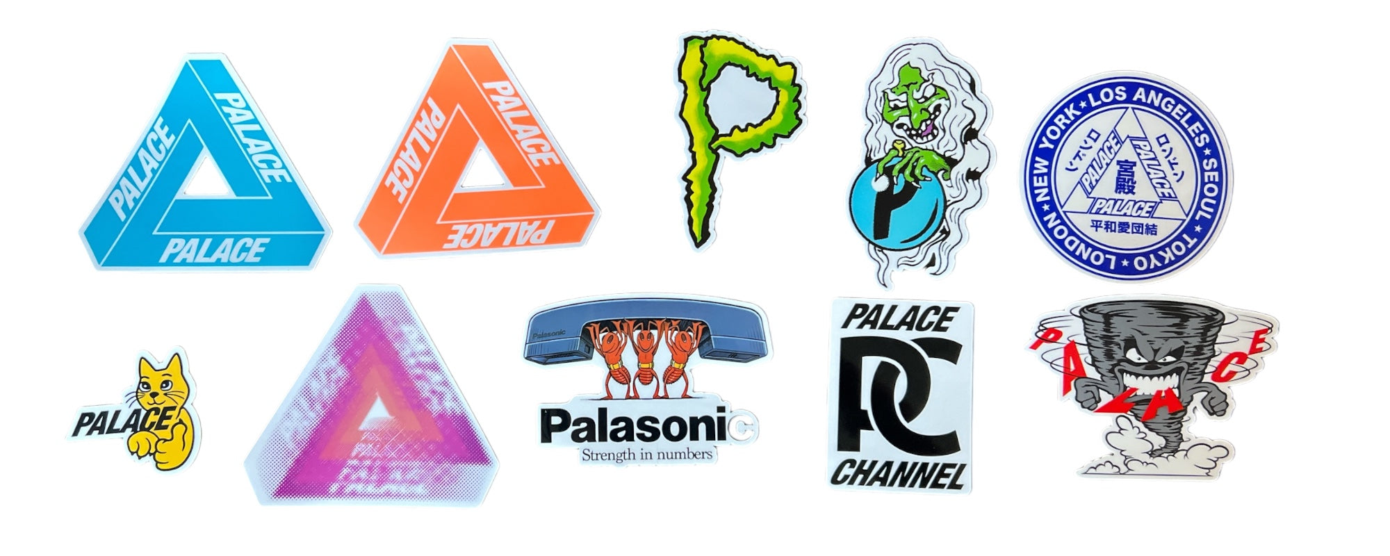 Palace Skateboards Stickers Winter 2024