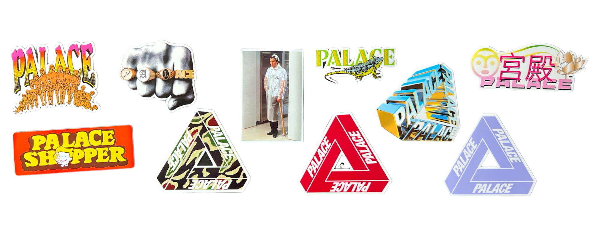 Palace Skateboards Stickers Spring 2023