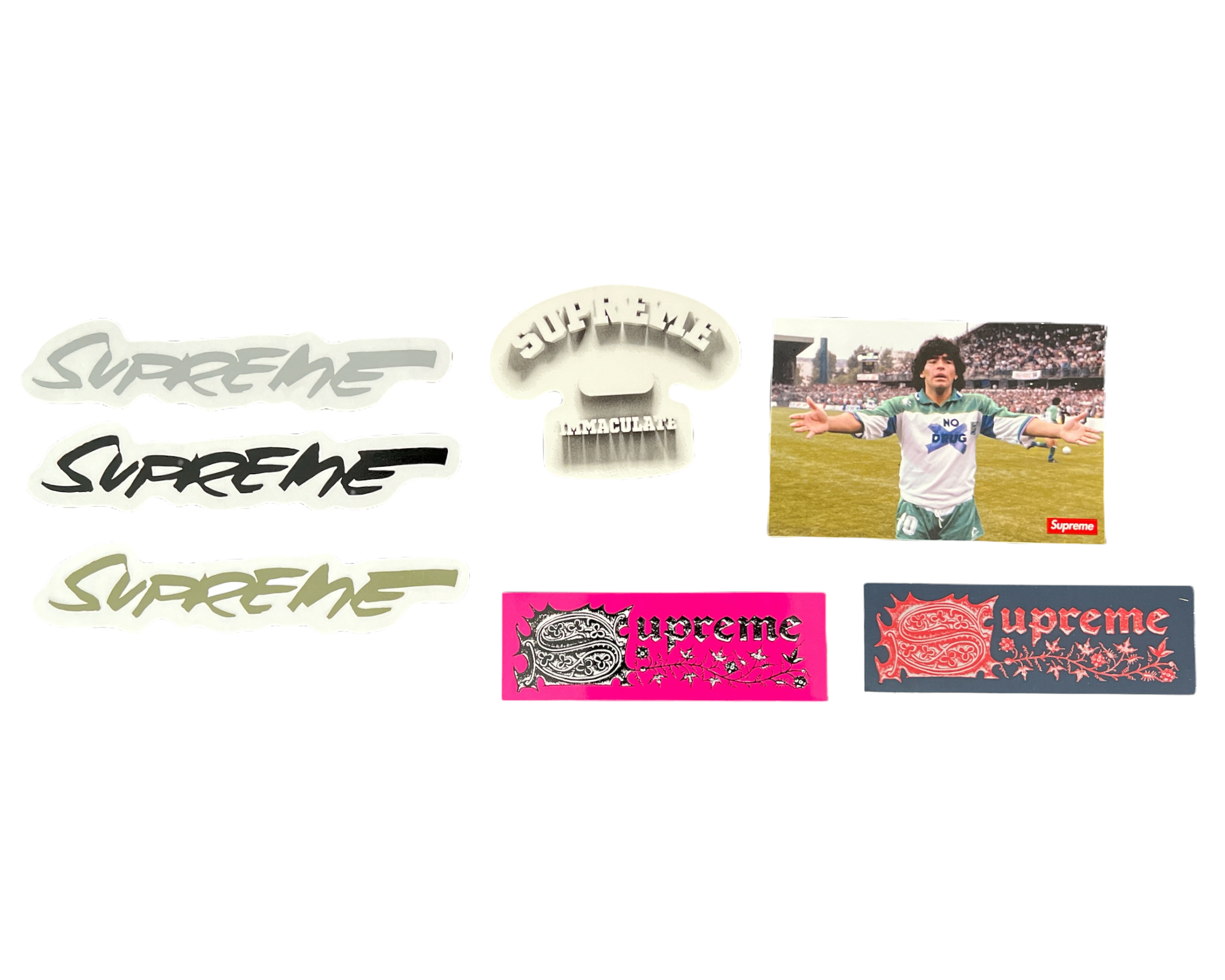 All Supreme Stickers released in the spring summer and fall winter seasons of 2024.