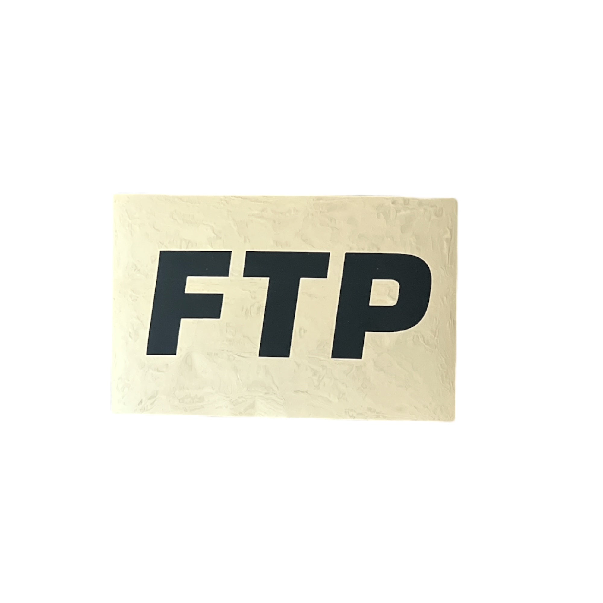 FTP Black on Gold Foil 10 Year OG Logo Sticker FW19