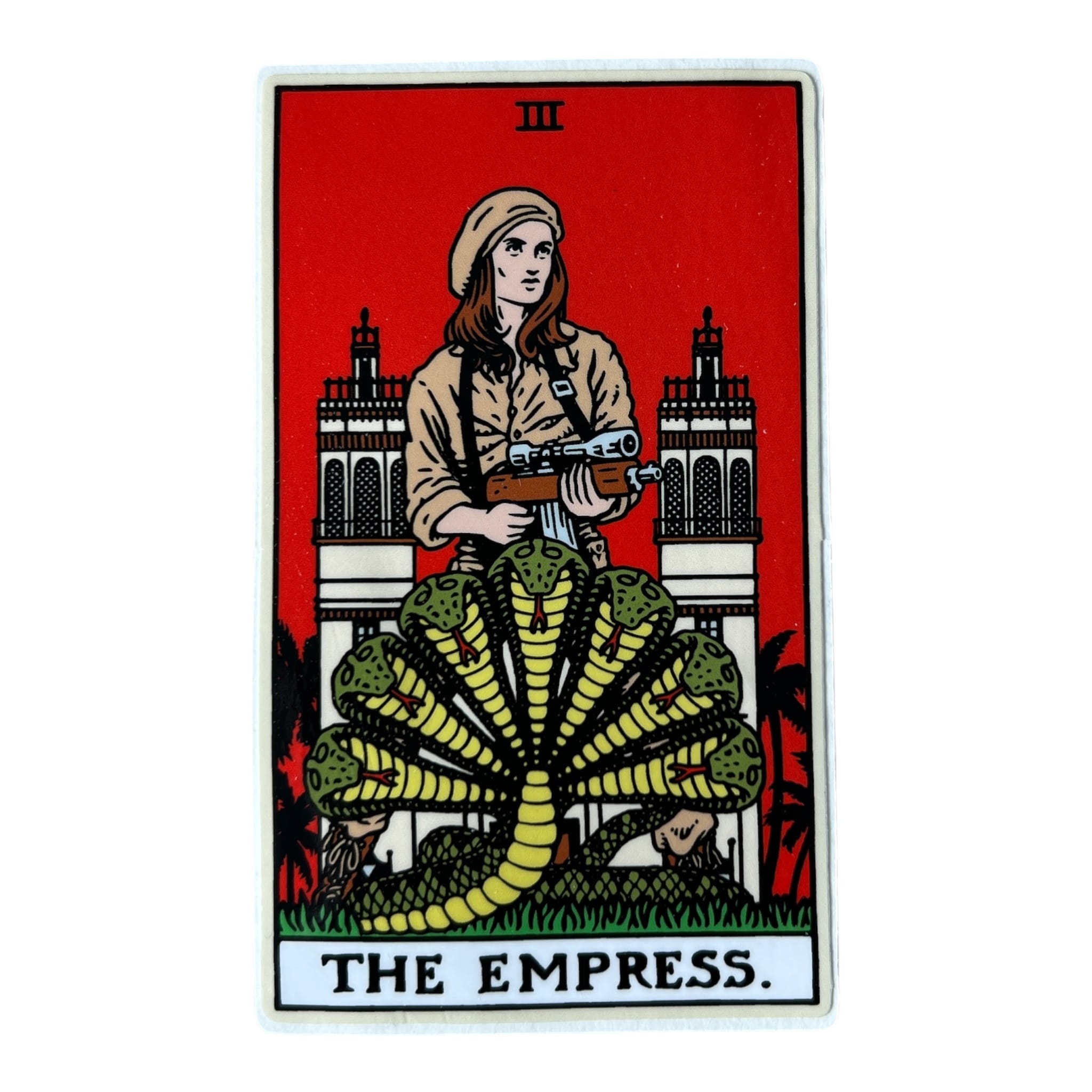 Strangelove Skateboards Tarot The Empress Sticker